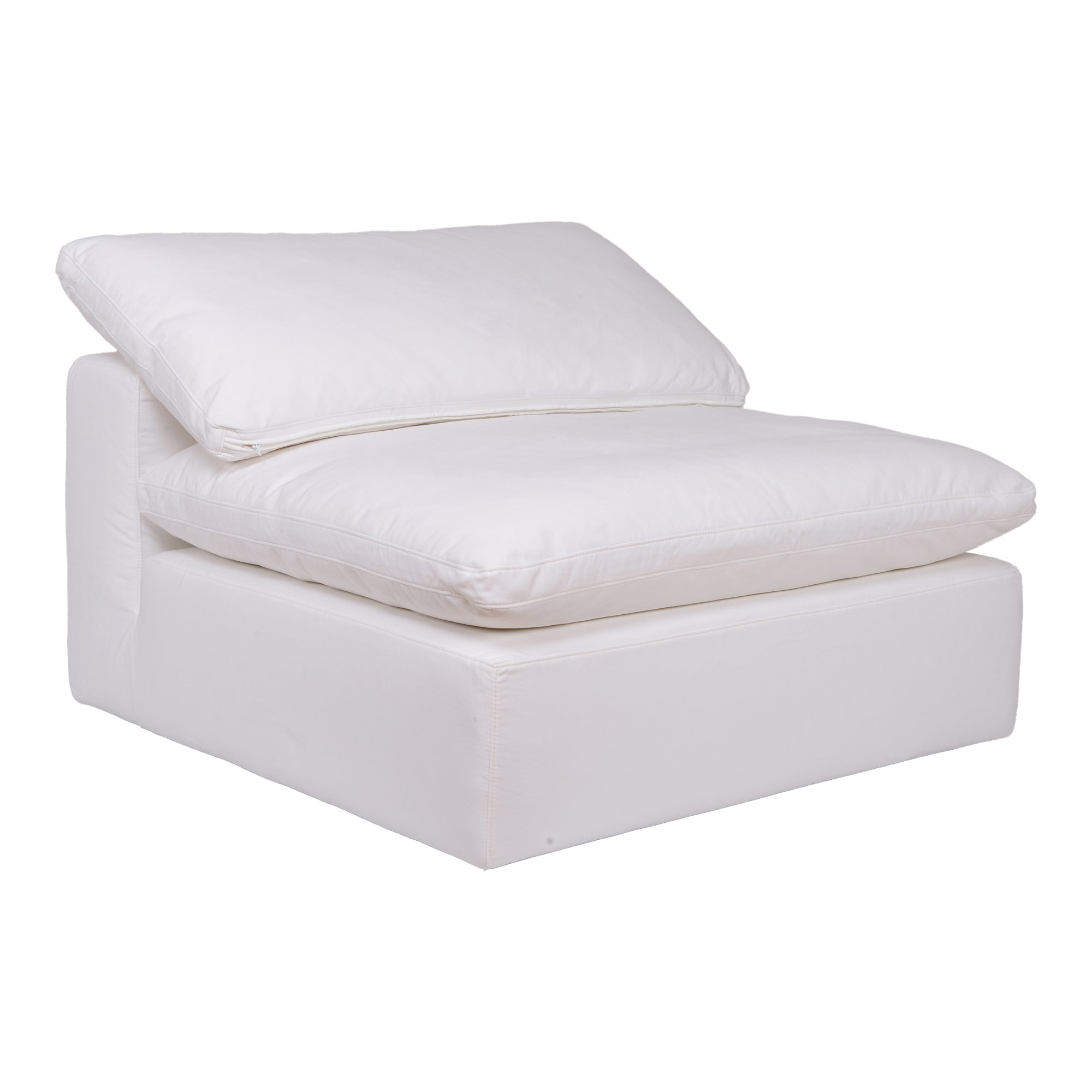Moes Clay Slipper Chair Cream White YJ-1001-05