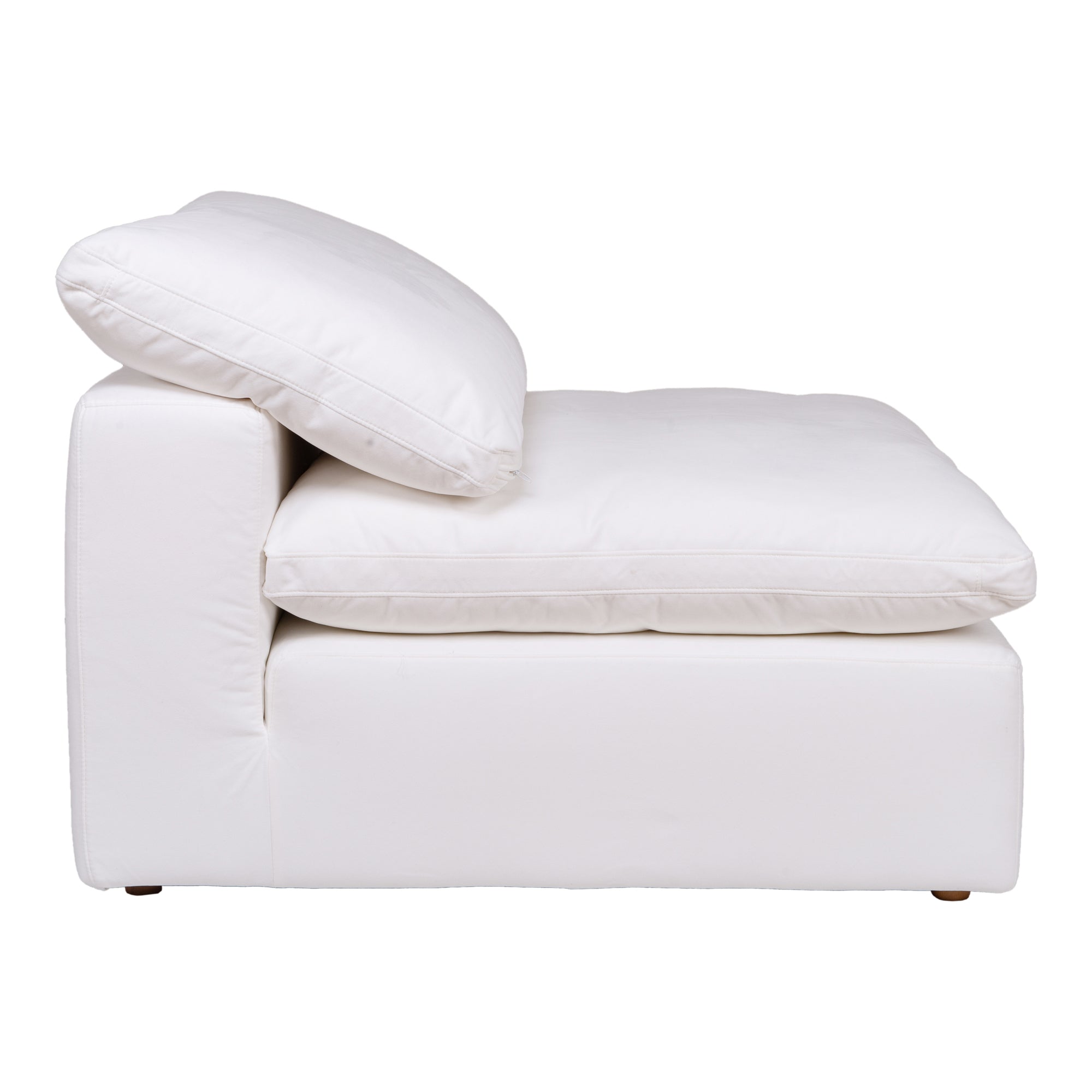 Moes Clay Slipper Chair Cream White YJ-1001-05