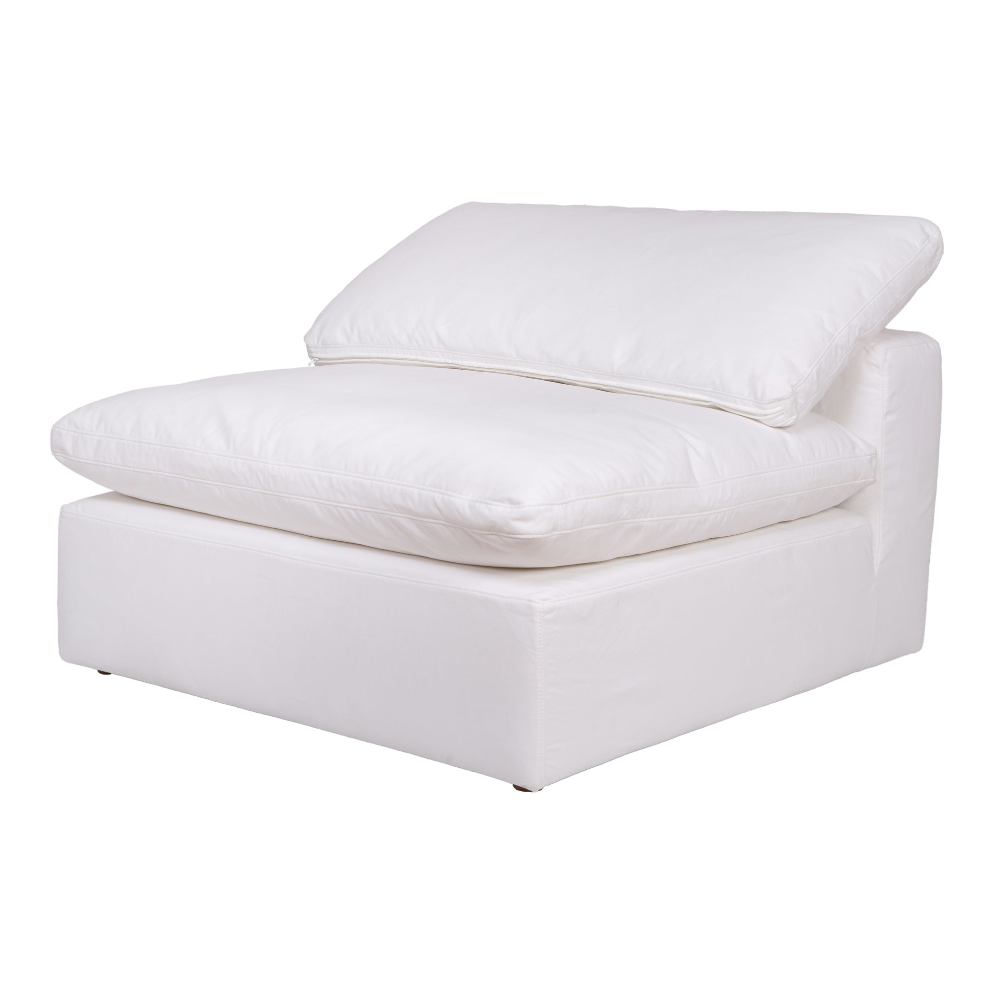 Moes Clay Slipper Chair Cream White YJ-1001-05