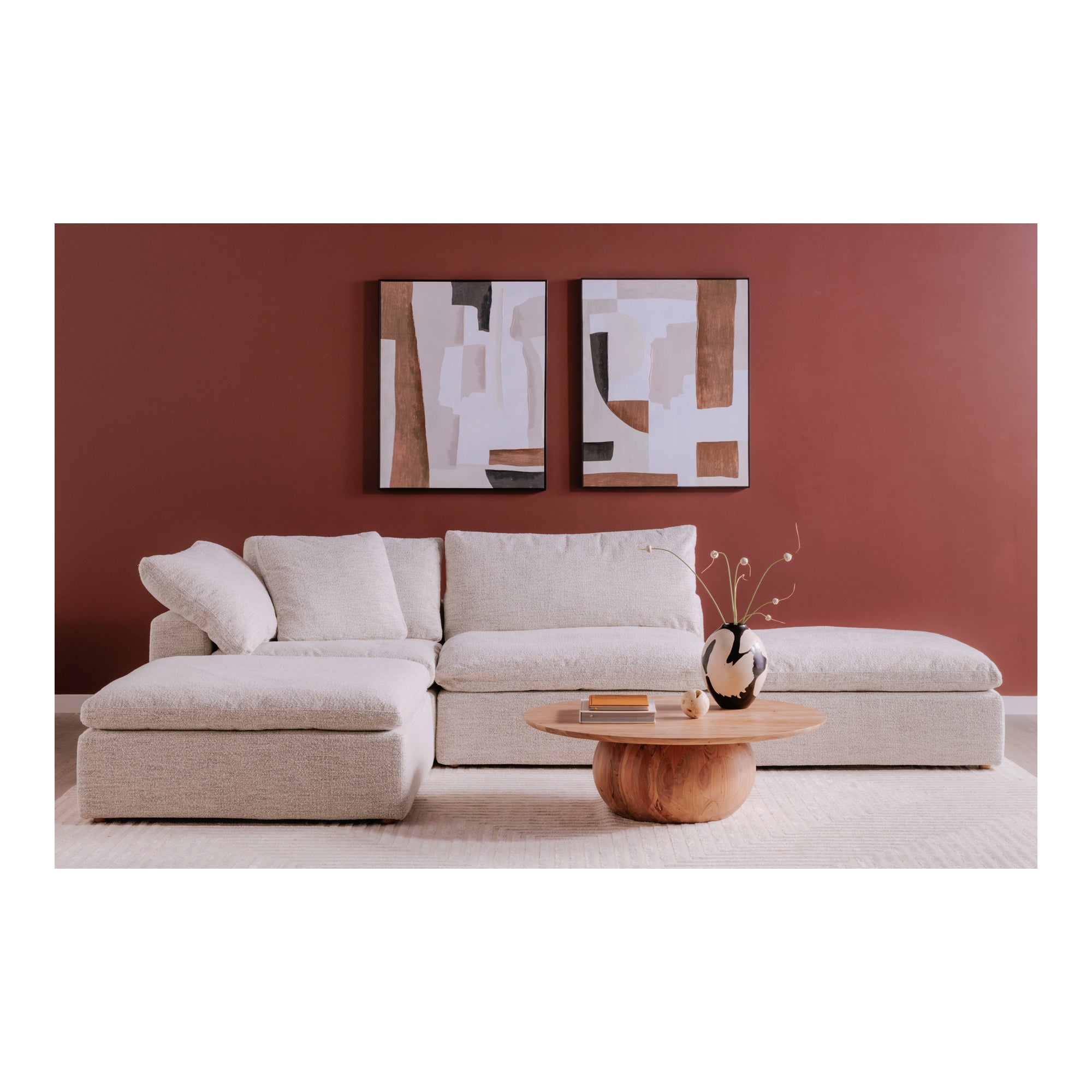 Moes Clay Ottoman Coastside Sand YJ-1002-49