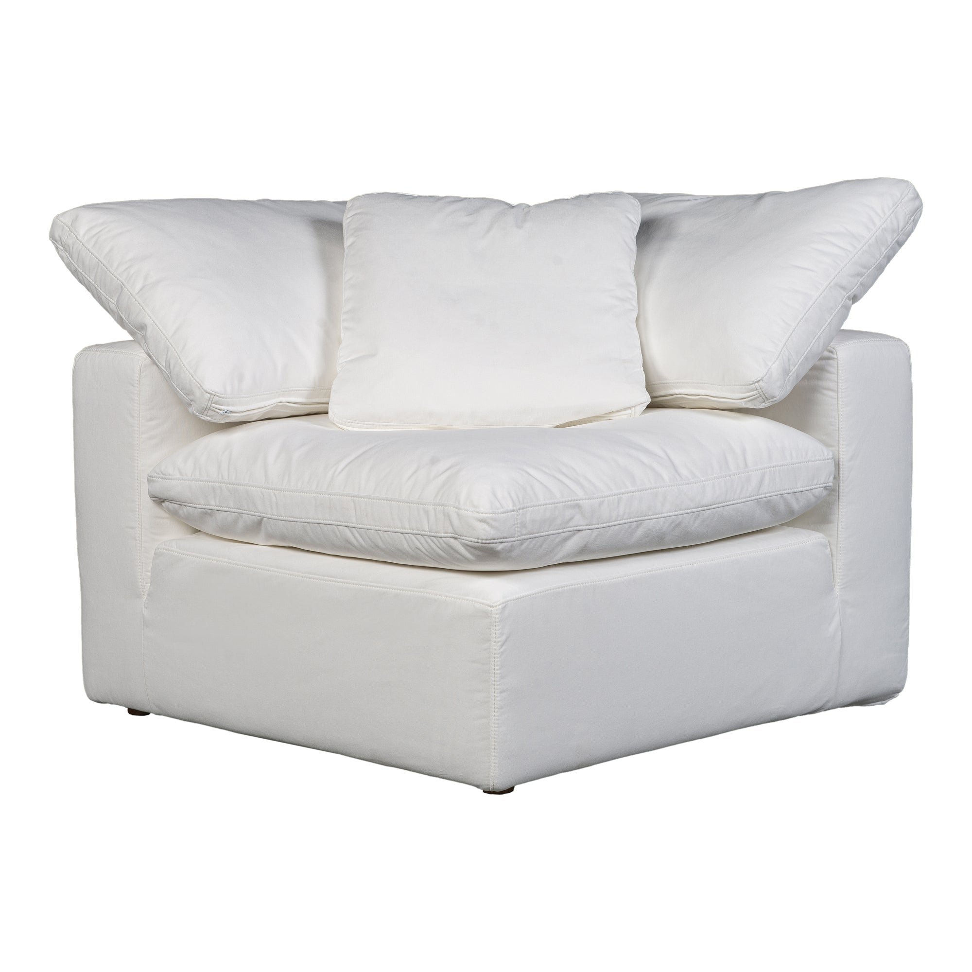 Moes Terra Condo Corner Chair Cream White YJ-1012-05