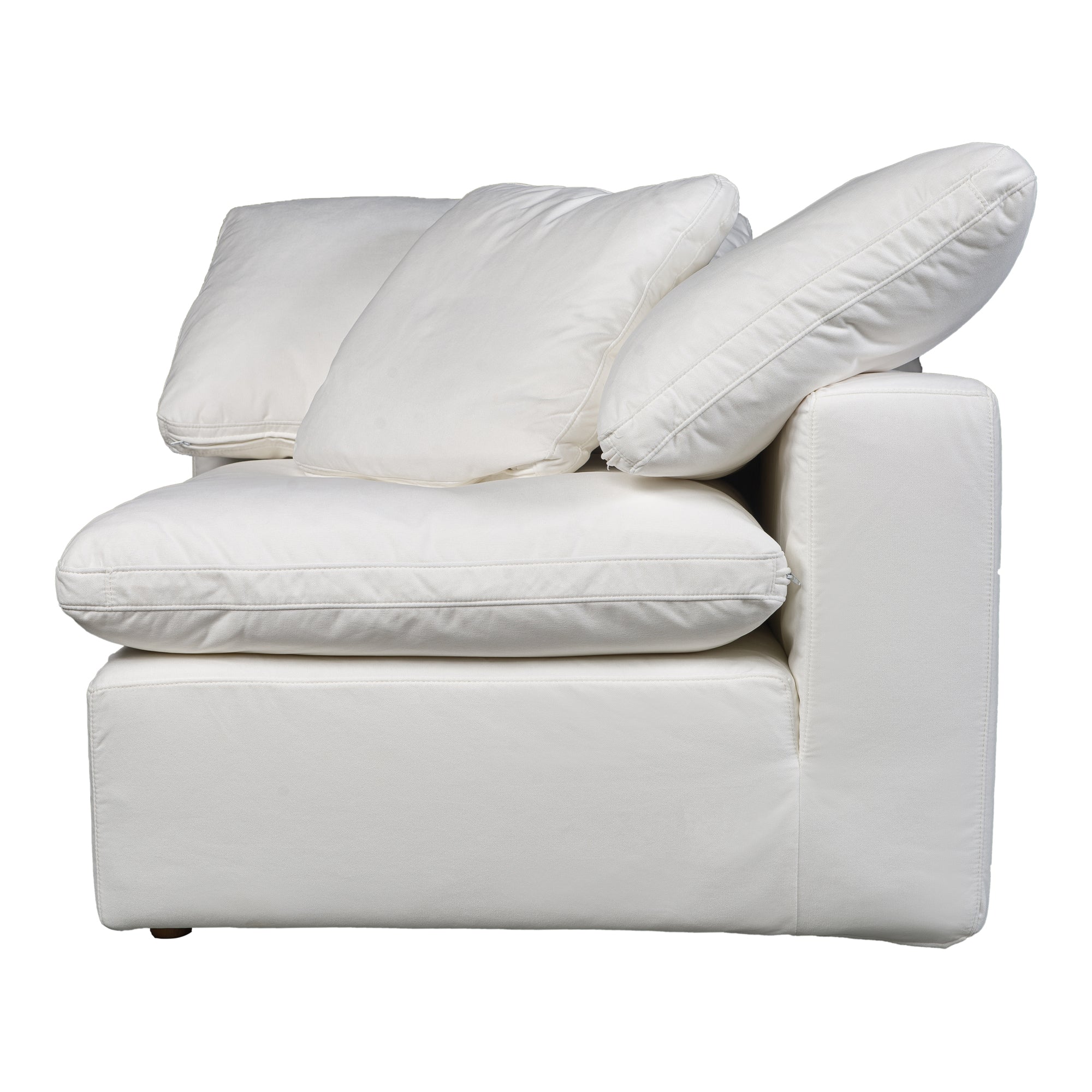 Moes Terra Condo Corner Chair Cream White YJ-1012-05