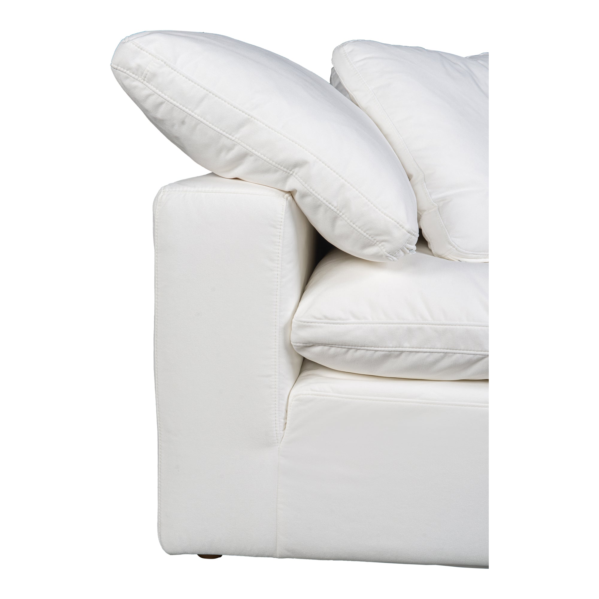 Moes Terra Condo Corner Chair Cream White YJ-1012-05