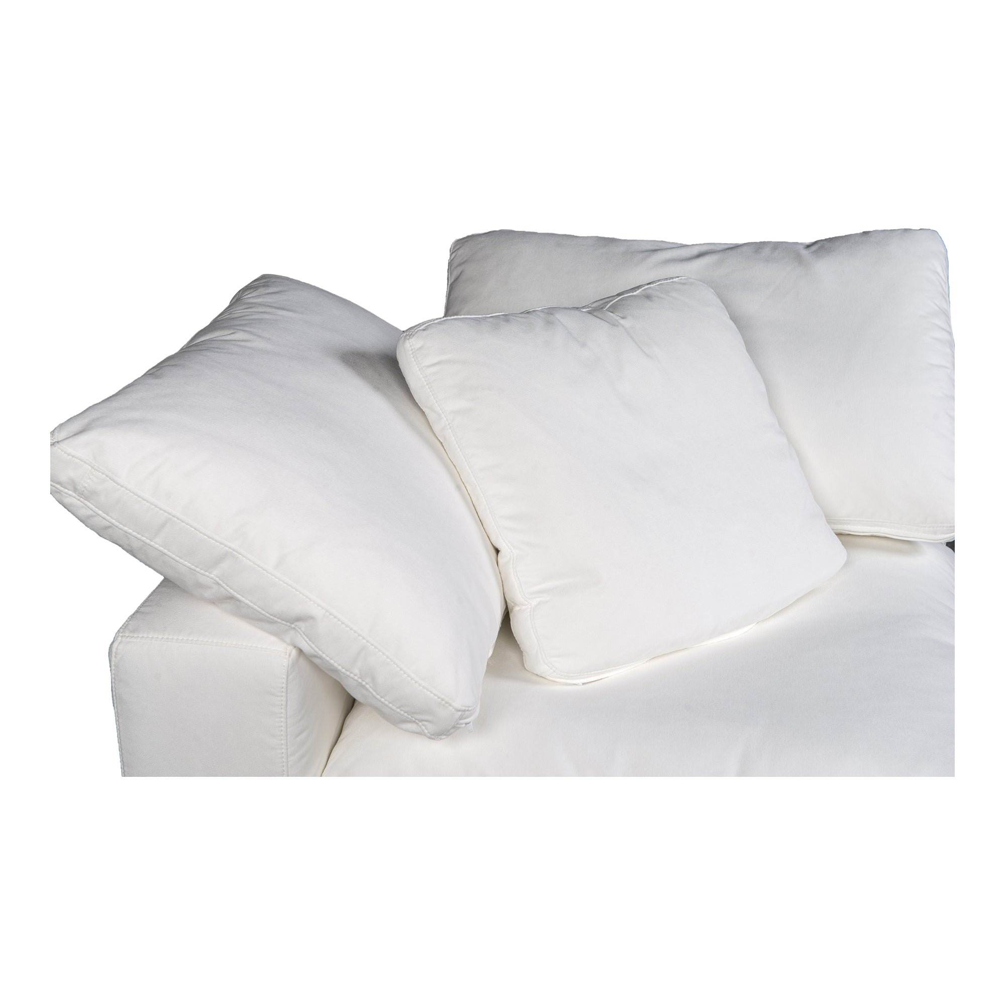 Moes Terra Condo Corner Chair Cream White YJ-1012-05