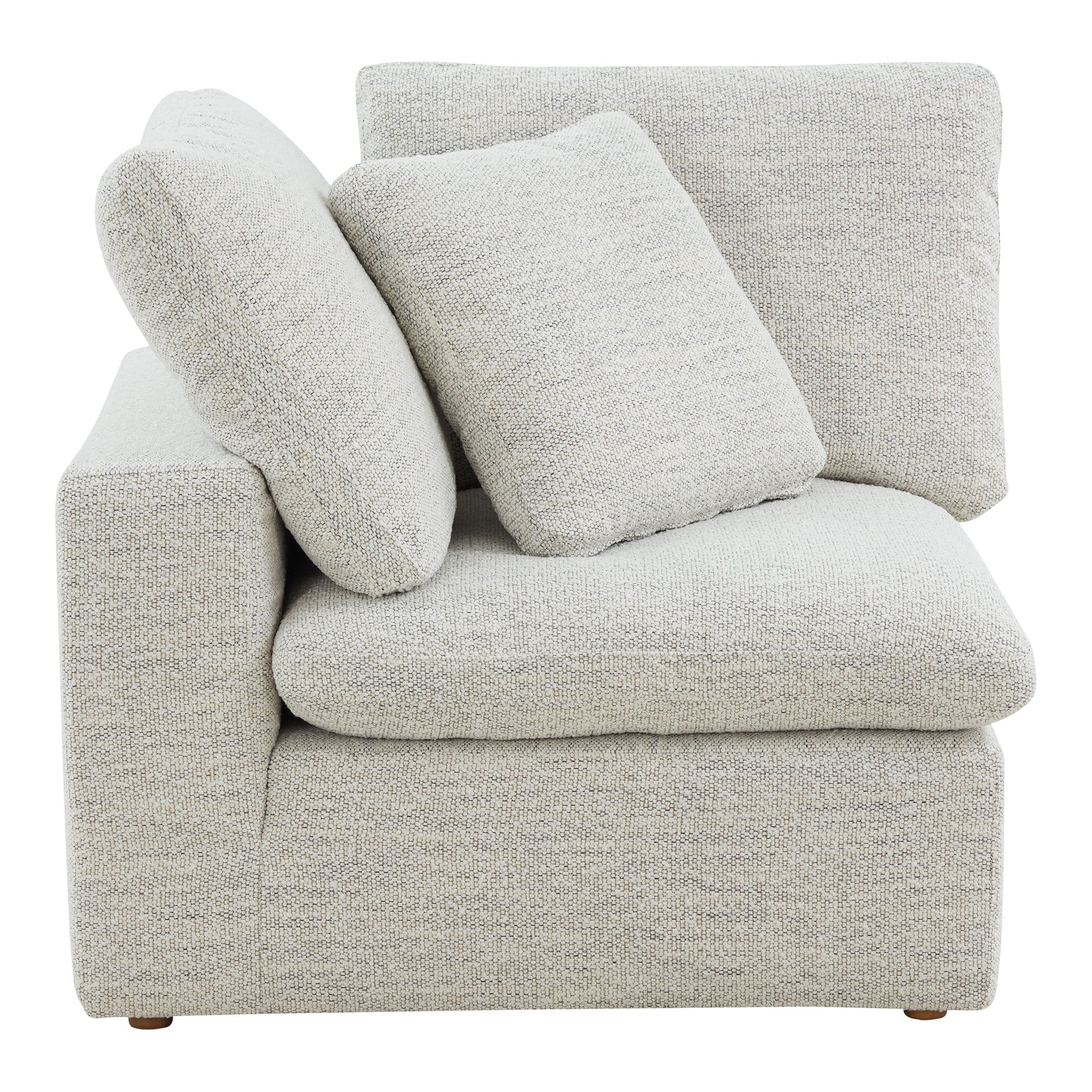 Moes Terra Condo Corner Chair Coastside Sand YJ-1012-49