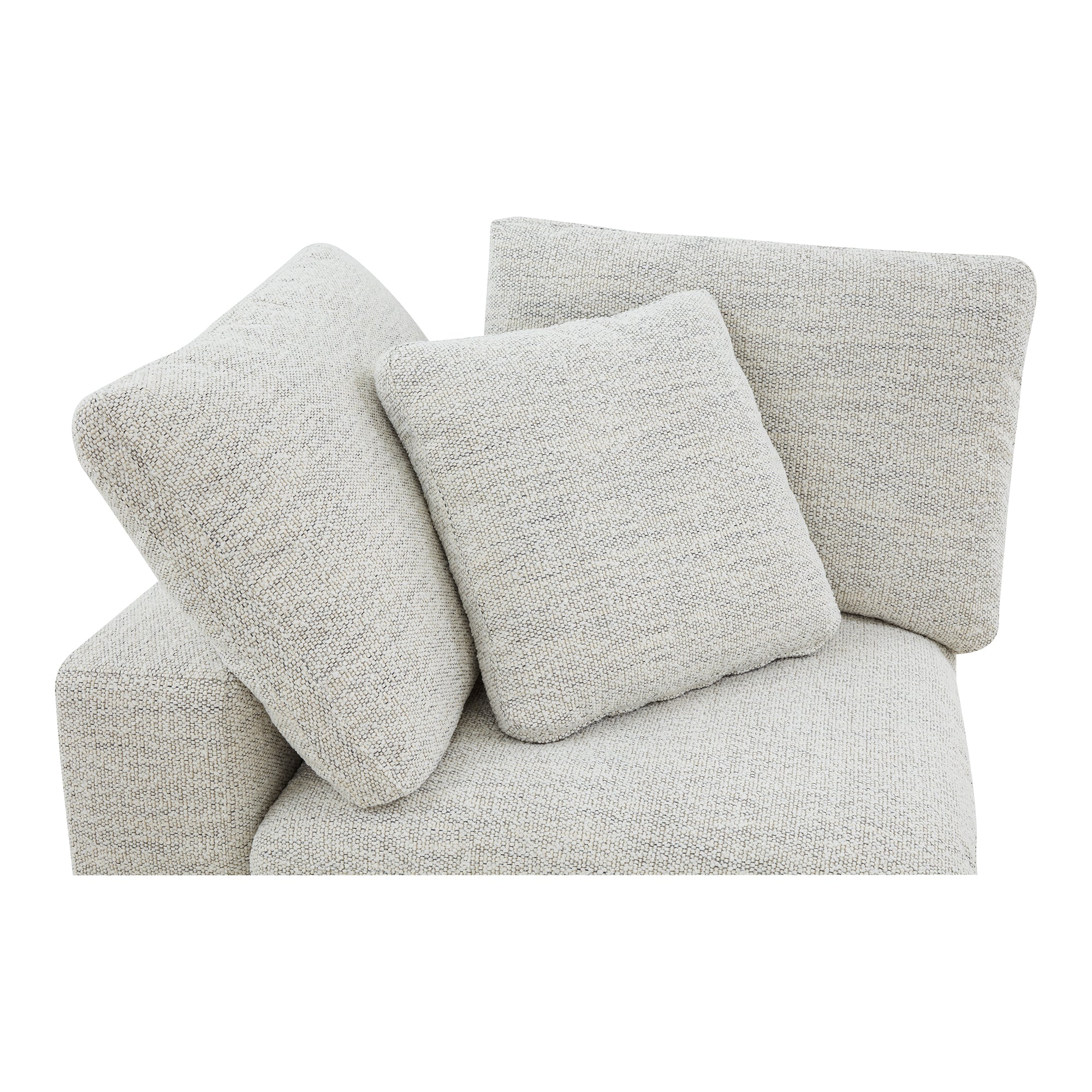 Moes Terra Condo Corner Chair Coastside Sand YJ-1012-49