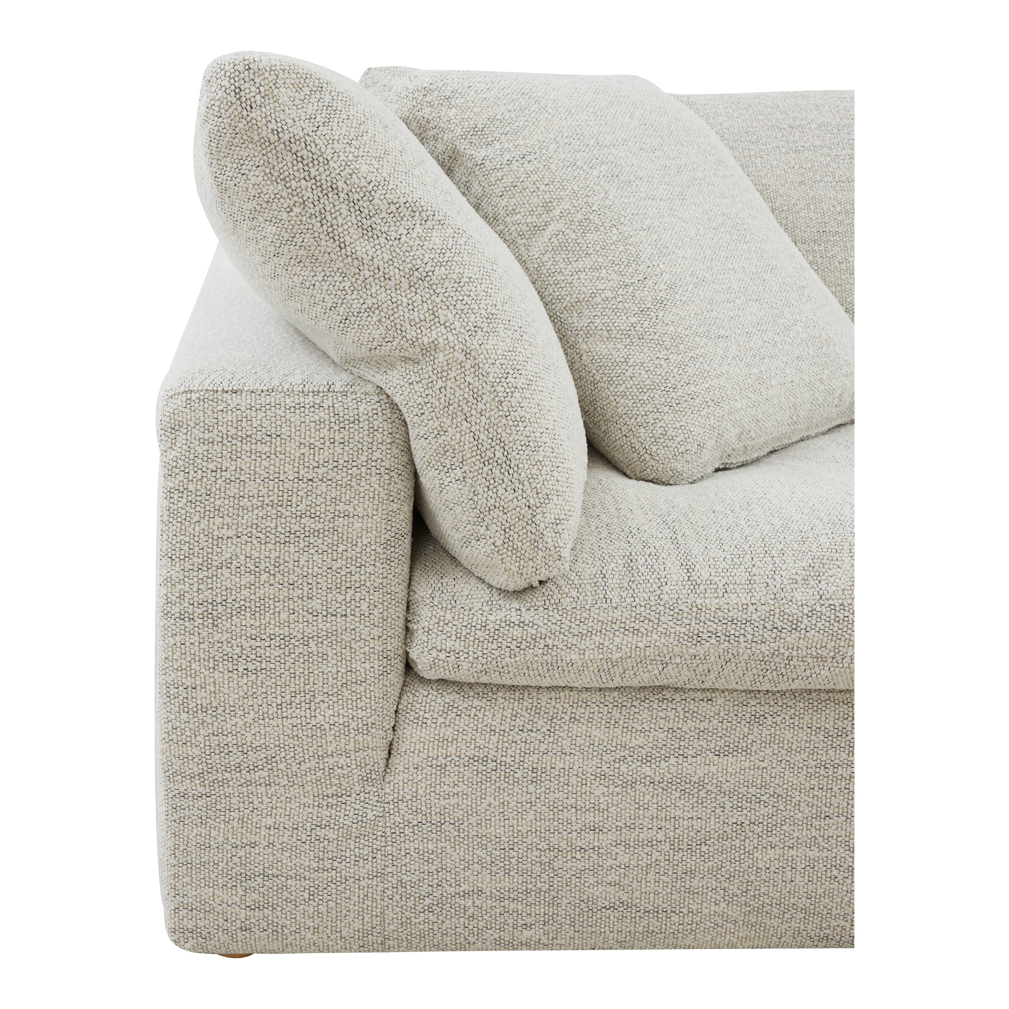 Moes Terra Condo Corner Chair Coastside Sand YJ-1012-49