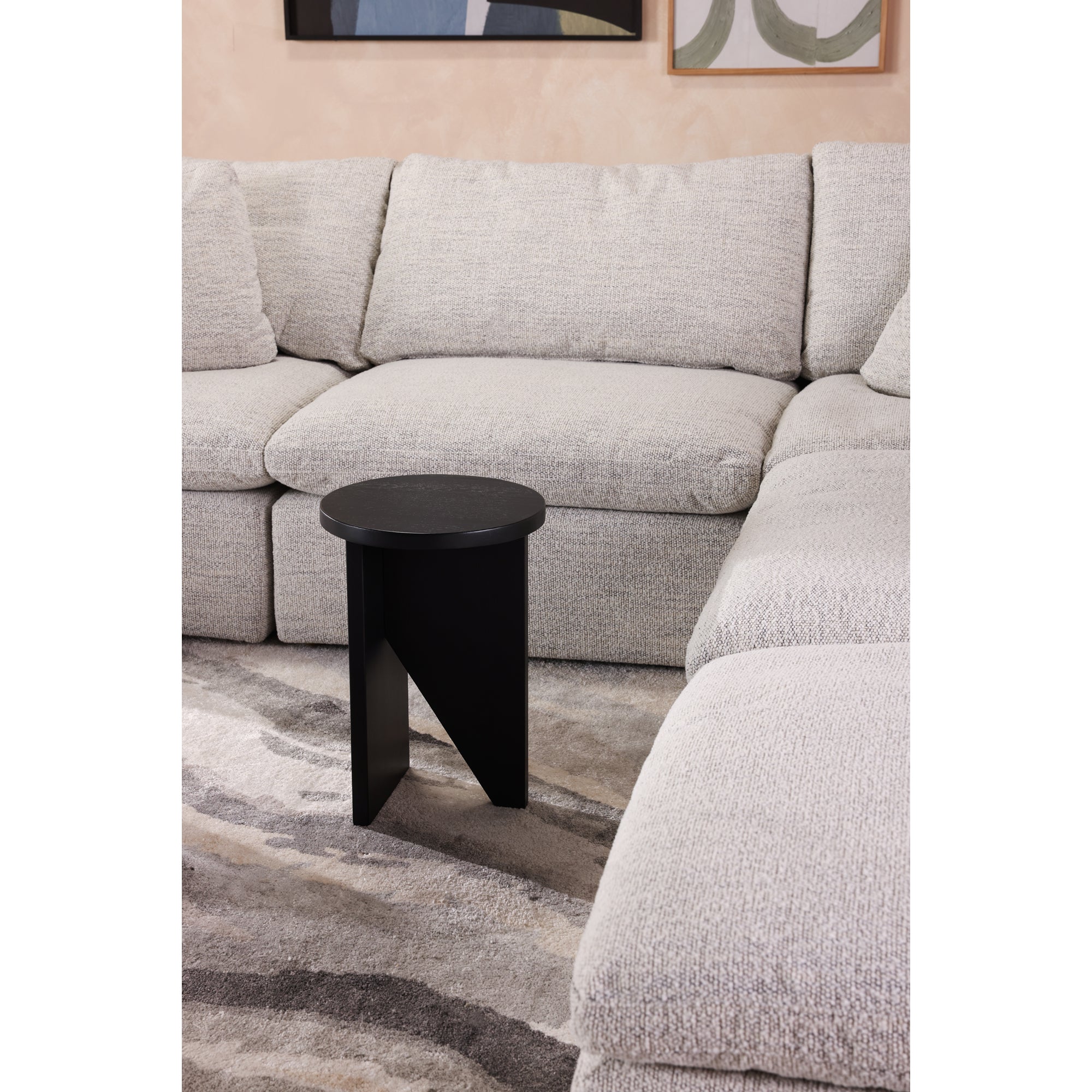 Moes Terra Condo Corner Chair Coastside Sand YJ-1012-49