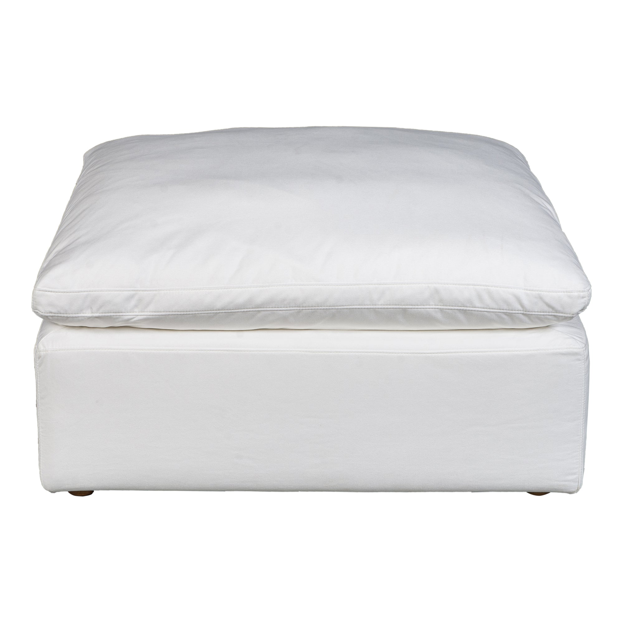 Moes Terra Condo Ottoman Cream White YJ-1014-05