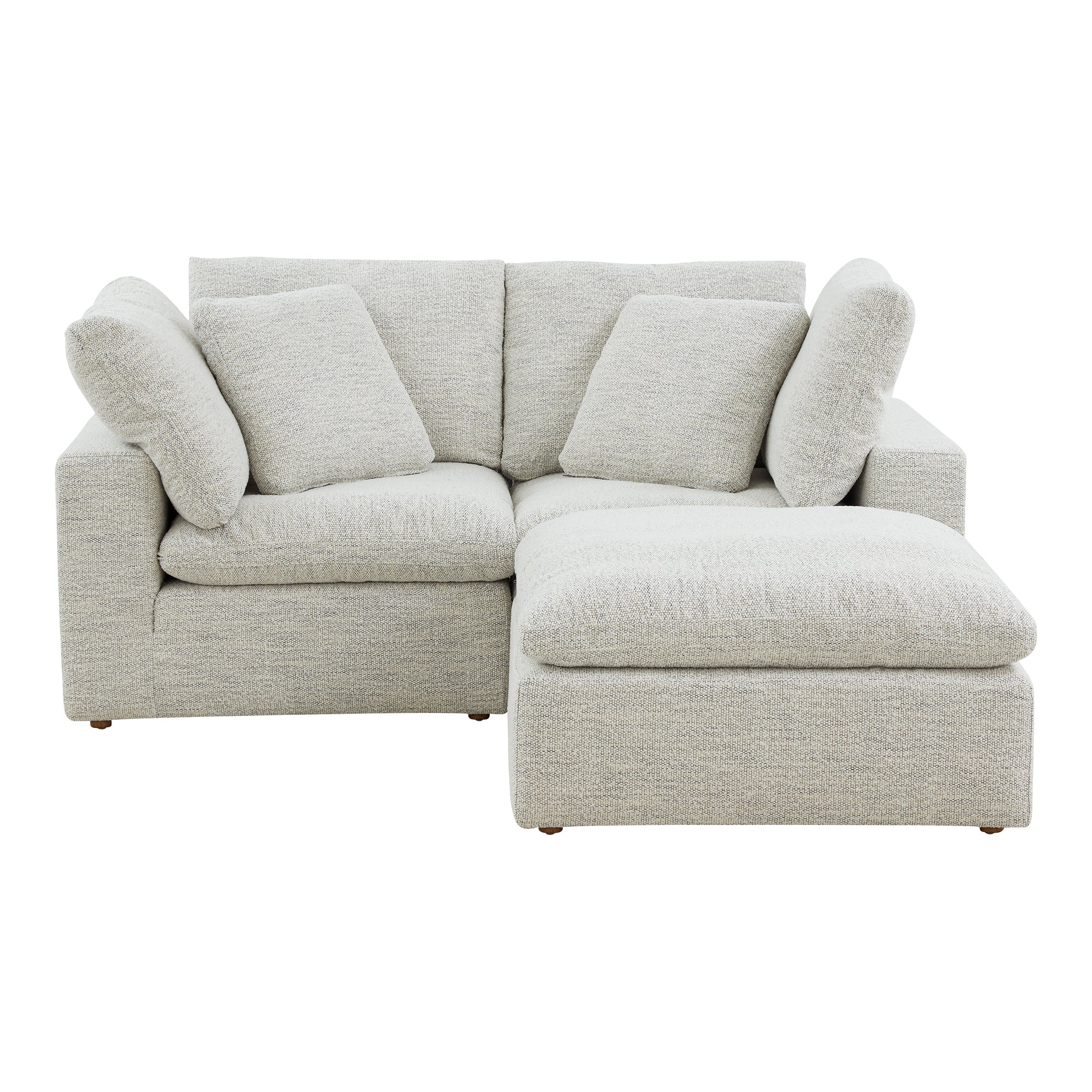 Moes Terra Condo Nook Modular Sectional Coastside Sand YJ-1016-49