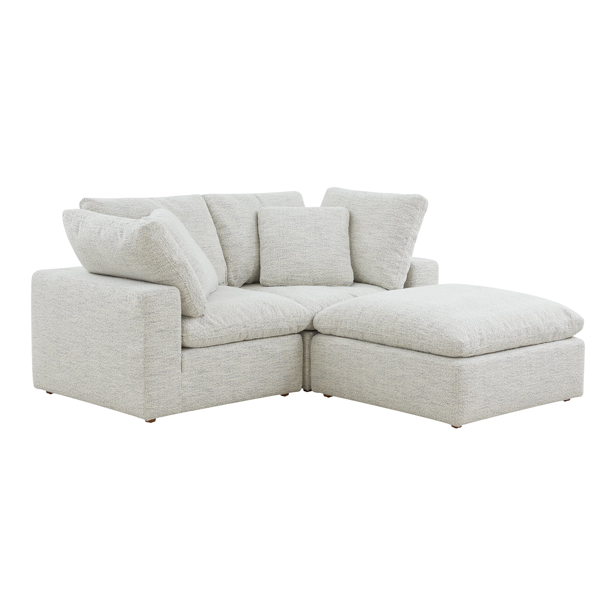 Moes Terra Condo Nook Modular Sectional Coastside Sand YJ-1016-49