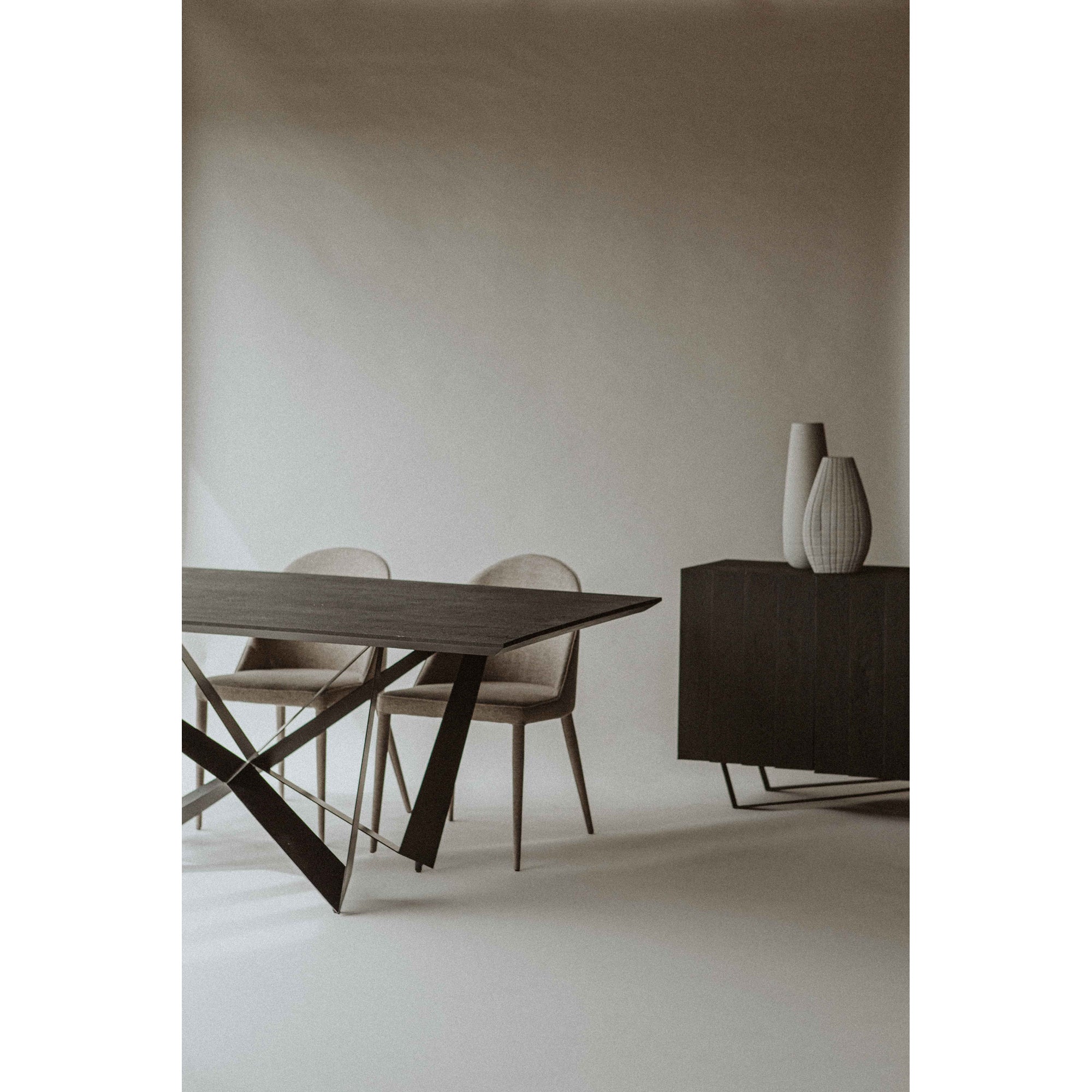 Moes Burton Dining Chair Light Grey - Set Of Two YM-1001-26