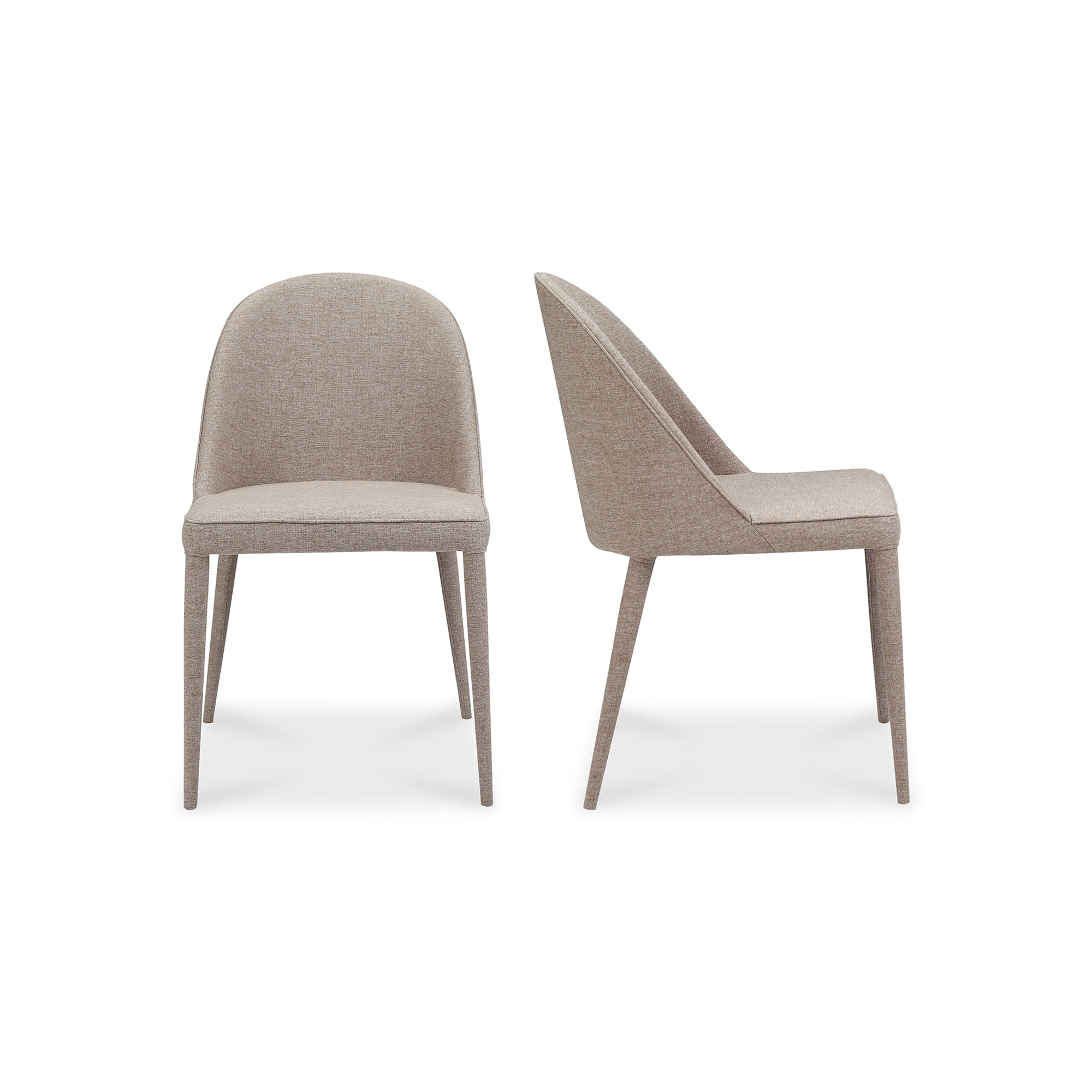 Moes Burton Dining Chair Light Grey - Set Of Two YM-1001-26