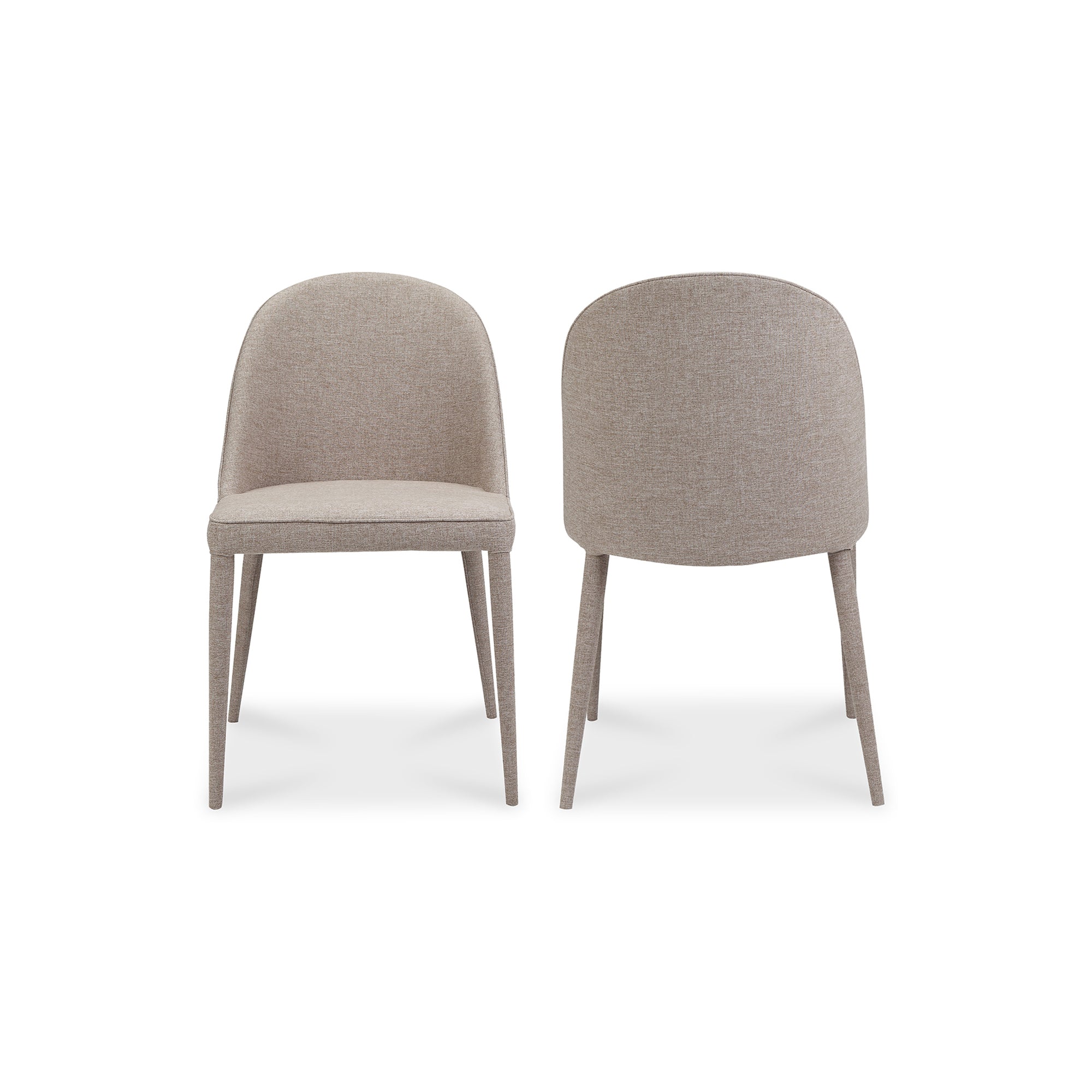 Moes Burton Dining Chair Light Grey - Set Of Two YM-1001-26
