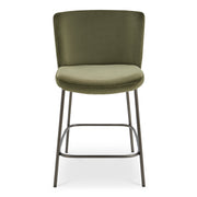 Moes Early Counter Stool Faux Green Mohair YM-1013-27
