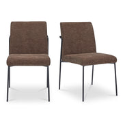 Moes Danny Dining Chair Dark Brown Set of Two YM-1018-20
