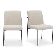 Moes Danny Dining Chair Ivory Set of Two YM-1018-34