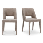Moes Joyce Dining Chair Light Brown-Set of Two YM-1019-21