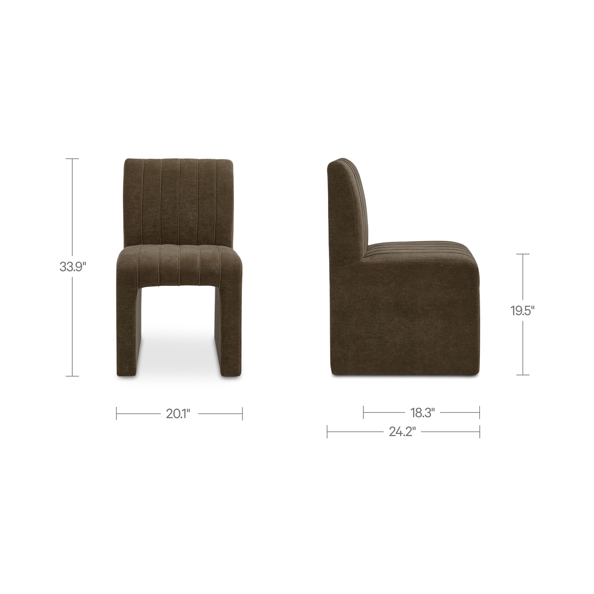 Moes Sally Dining Chair Cedar Green YM-1025-27