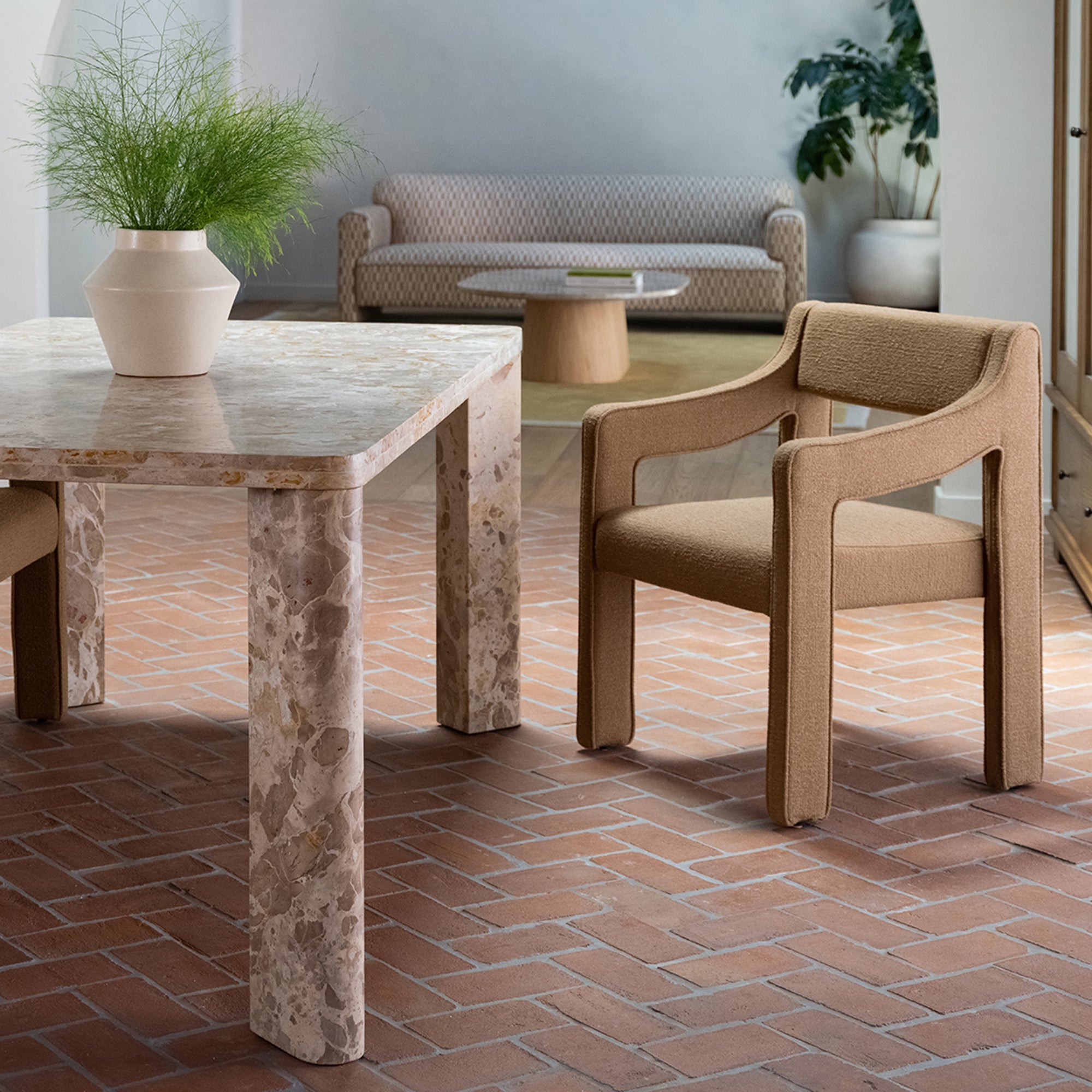 Moes Elise Dining Chair Ochre YM-1027-20