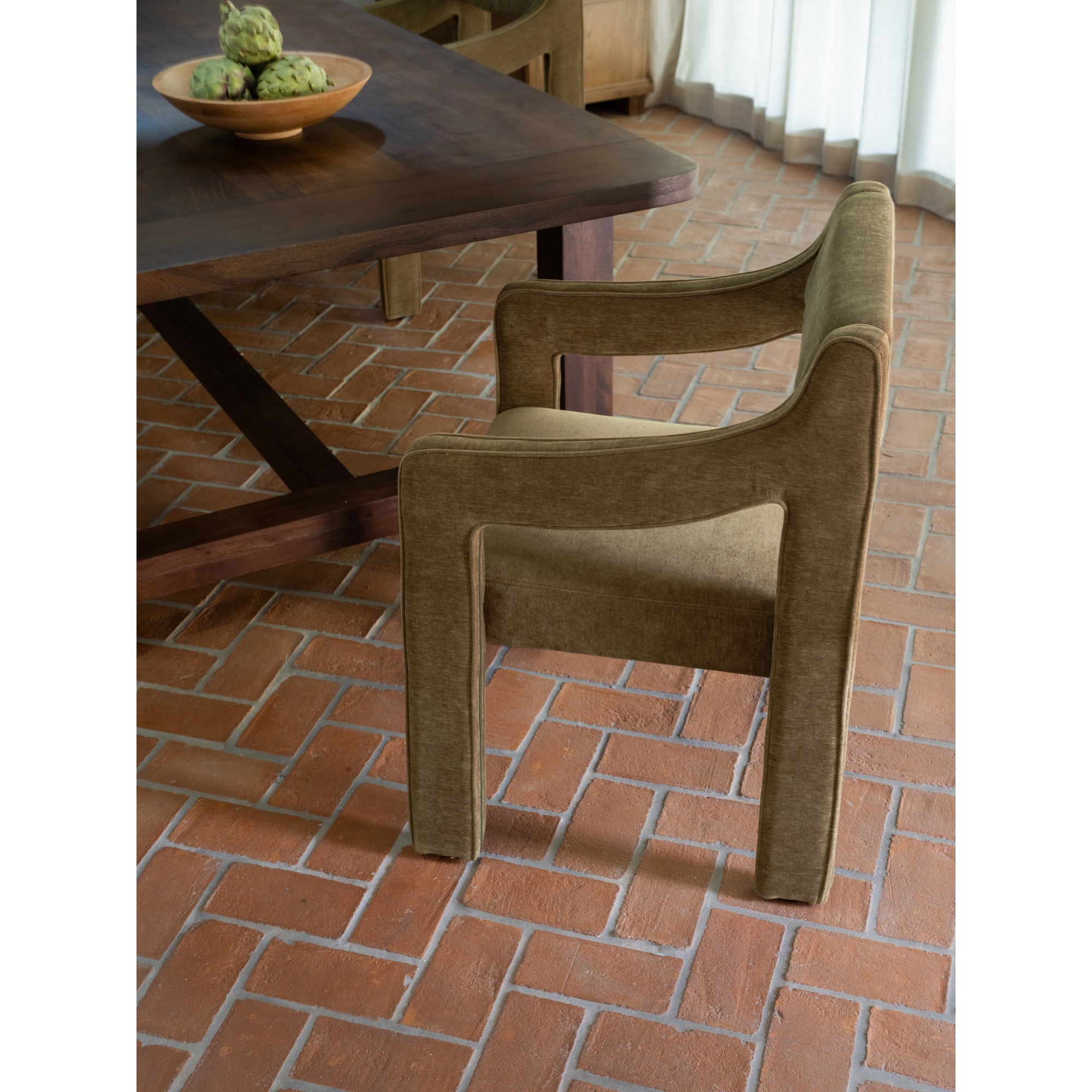 Moes Elise Dining Chair Cedar Green YM-1027-27