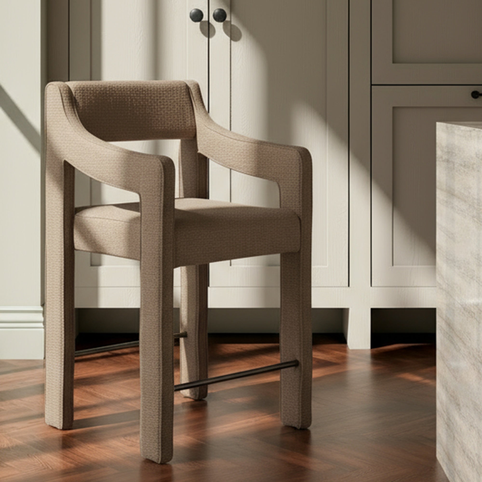 Moes Elise Counter Stool Ochre YM-1028-20