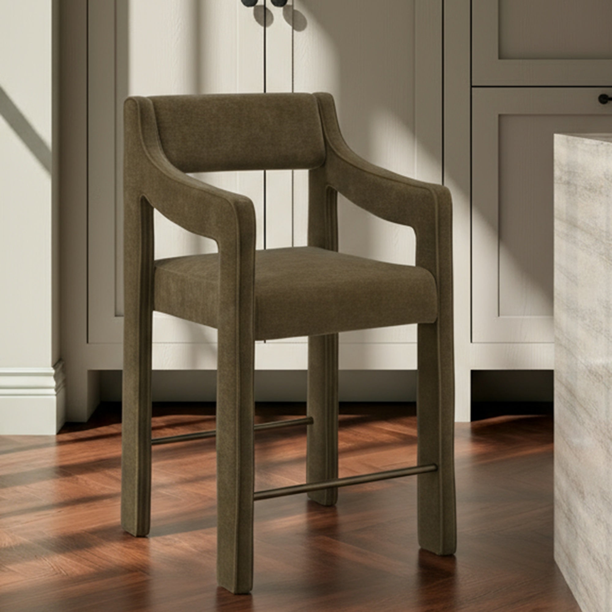 Moes Elise Counter Stool Cedar Green YM-1028-27