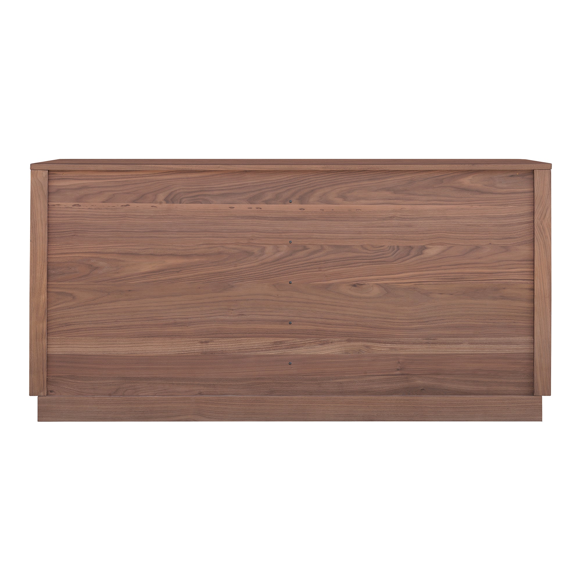 Moes Round Off Dresser Walnut Brown YR-1003-03