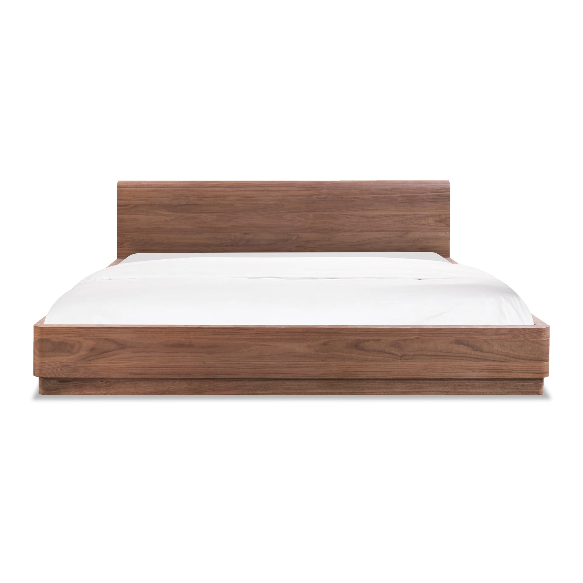 Moes Round Off Queen Bed Walnut Brown YR-1005-03-0