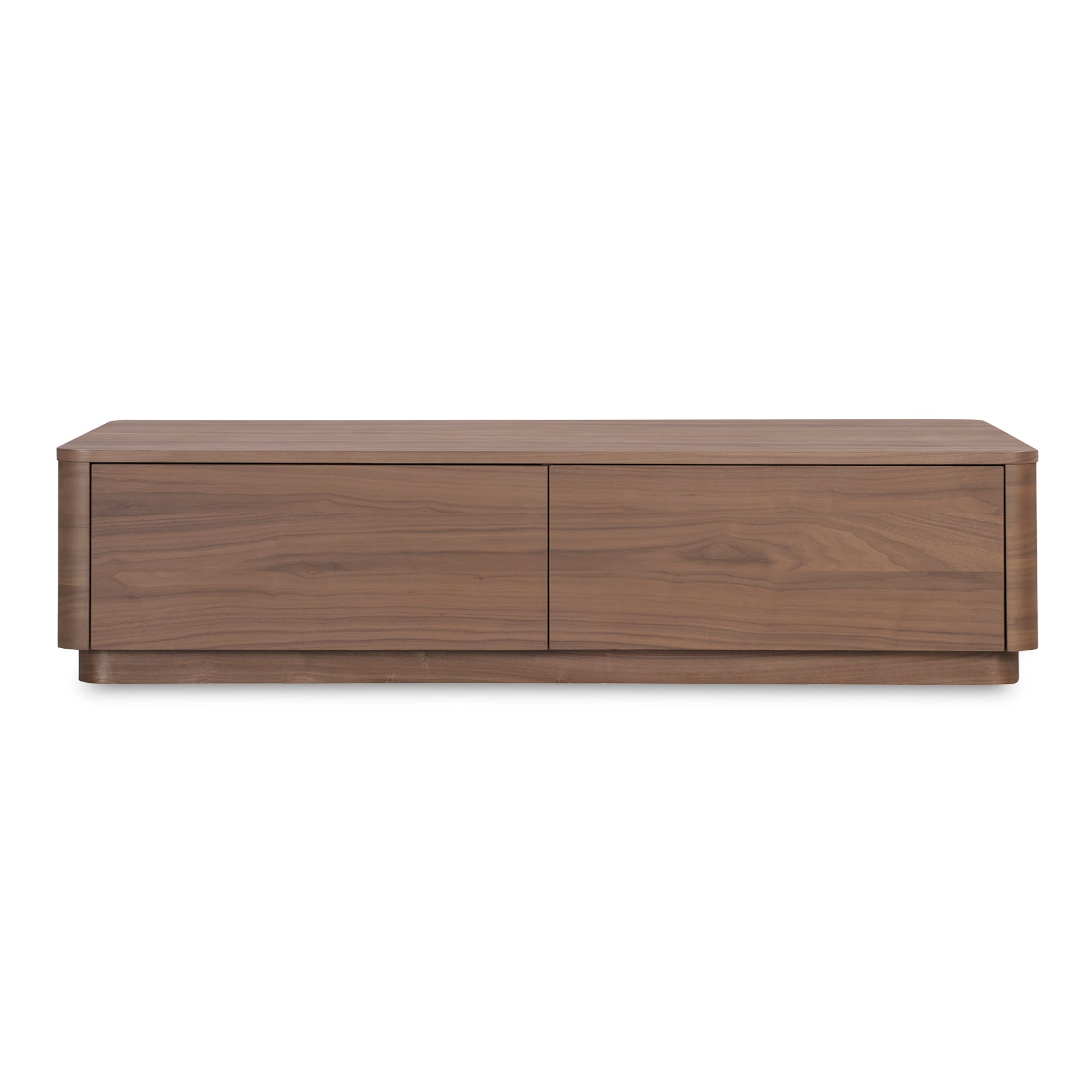 Moes Round Off Coffee Table Walnut Brown YR-1007-03