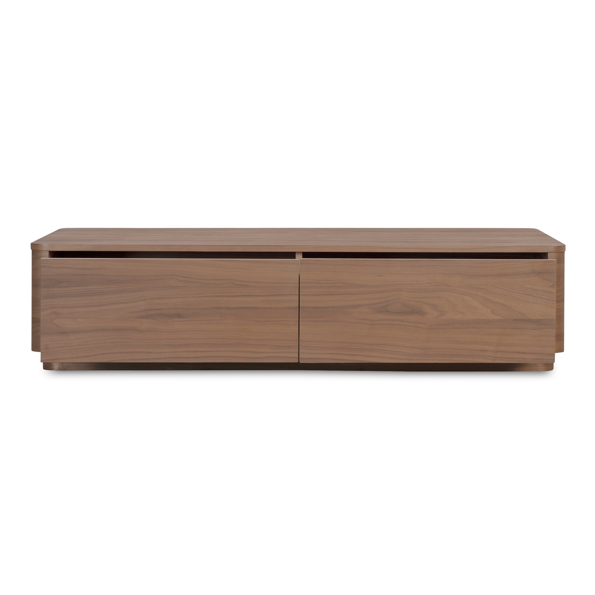 Moes Round Off Coffee Table Walnut Brown YR-1007-03