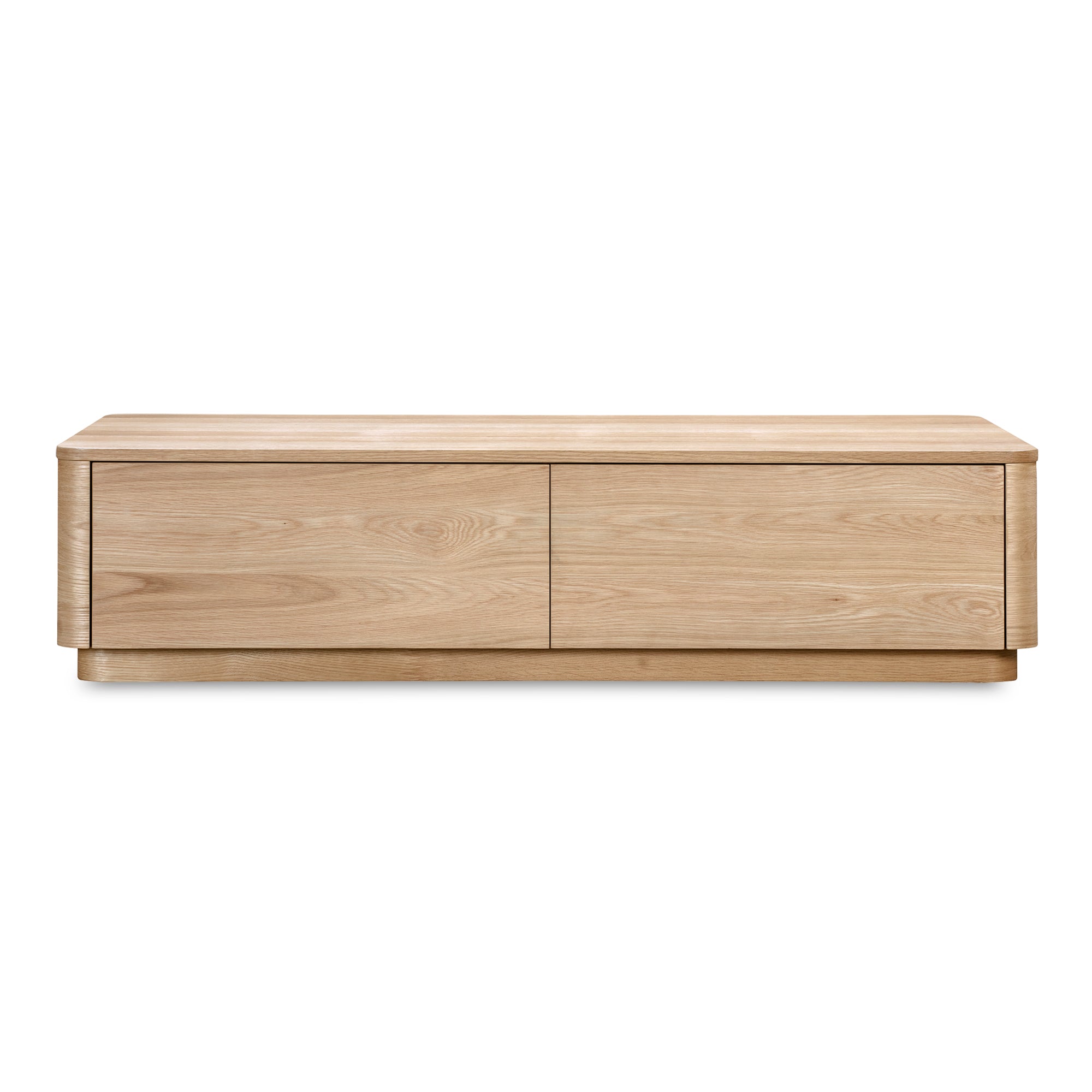Moes Round Off Coffee Table Natural Oak YR-1007-24