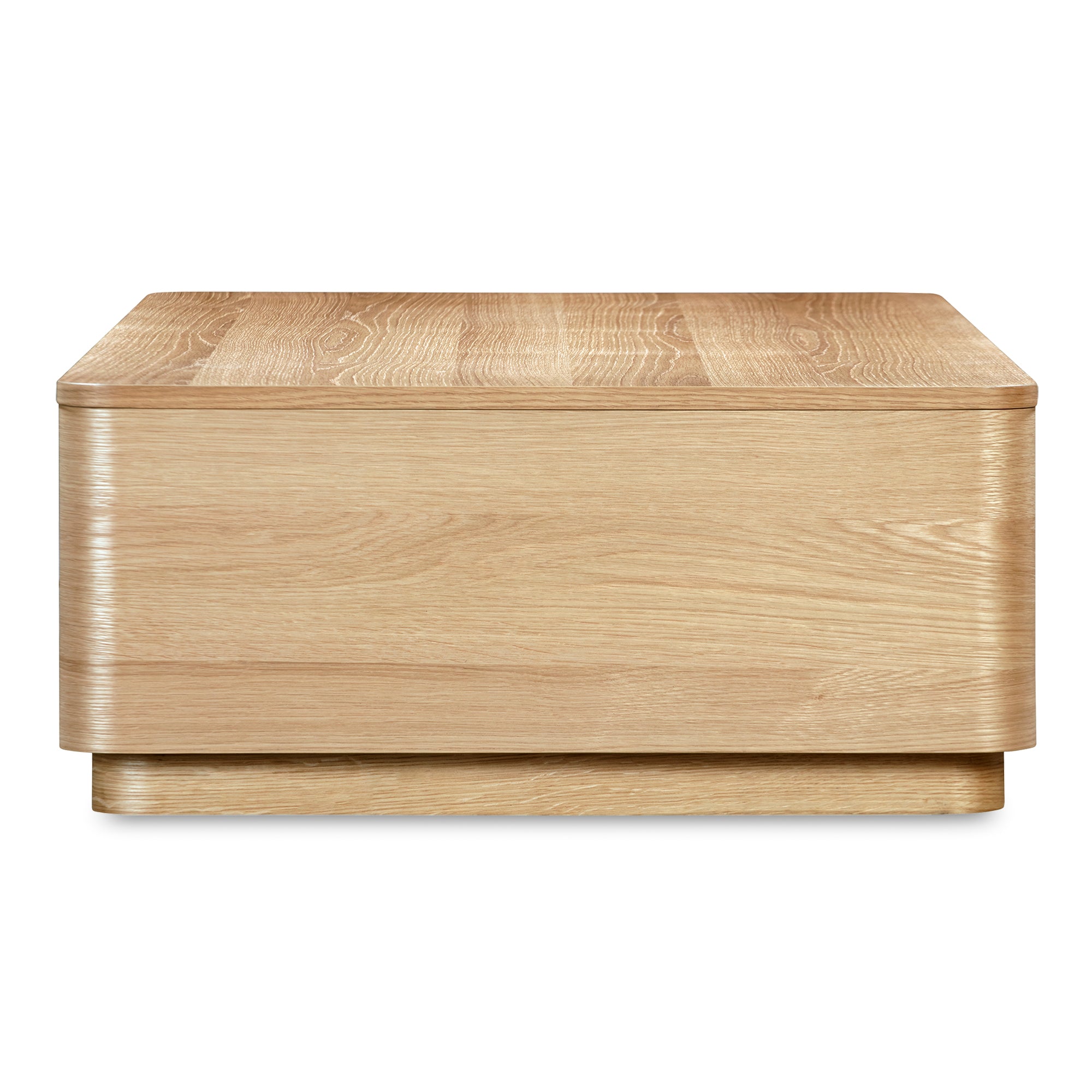 Moes Round Off Coffee Table Natural Oak YR-1007-24