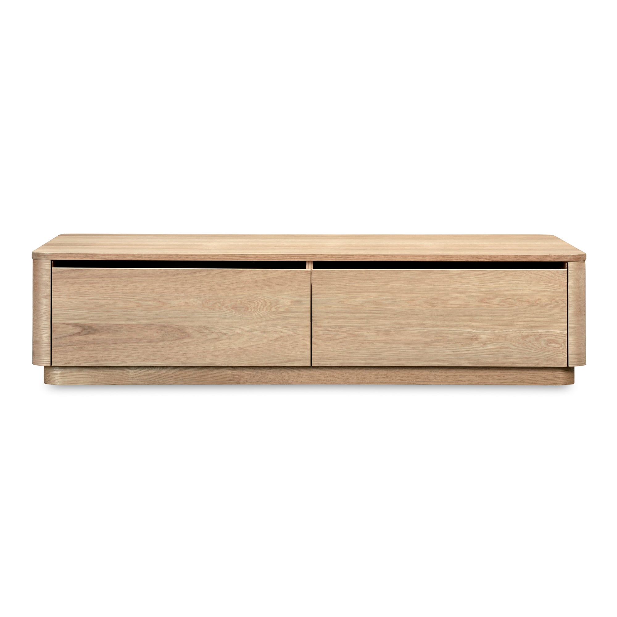 Moes Round Off Coffee Table Natural Oak YR-1007-24