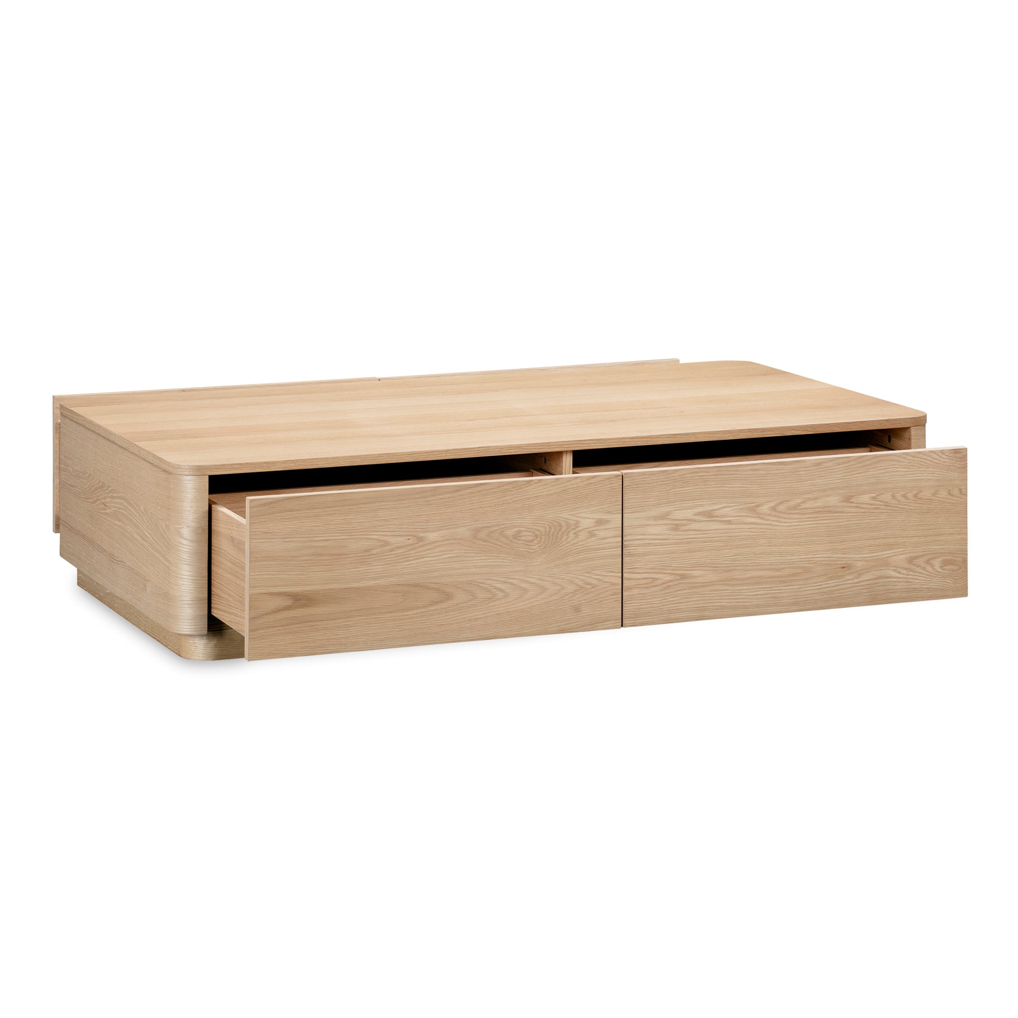 Moes Round Off Coffee Table Natural Oak YR-1007-24