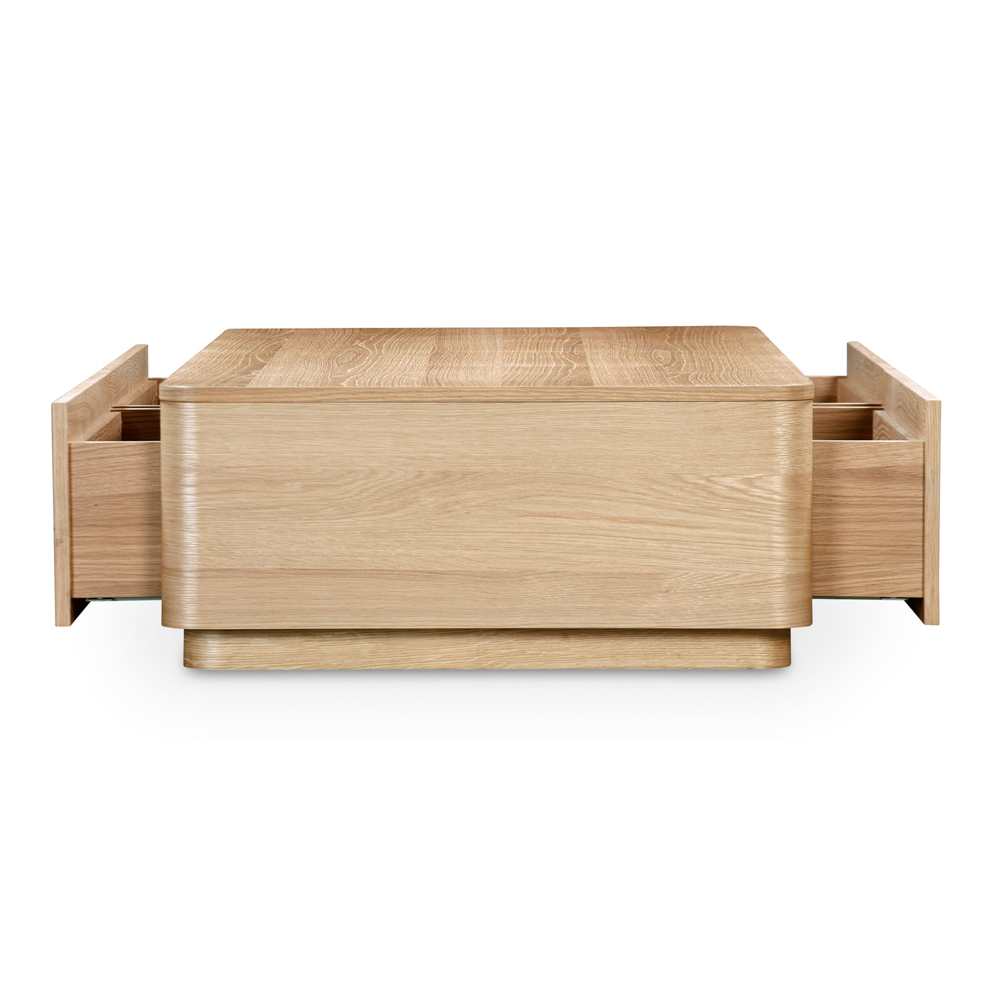 Moes Round Off Coffee Table Natural Oak YR-1007-24