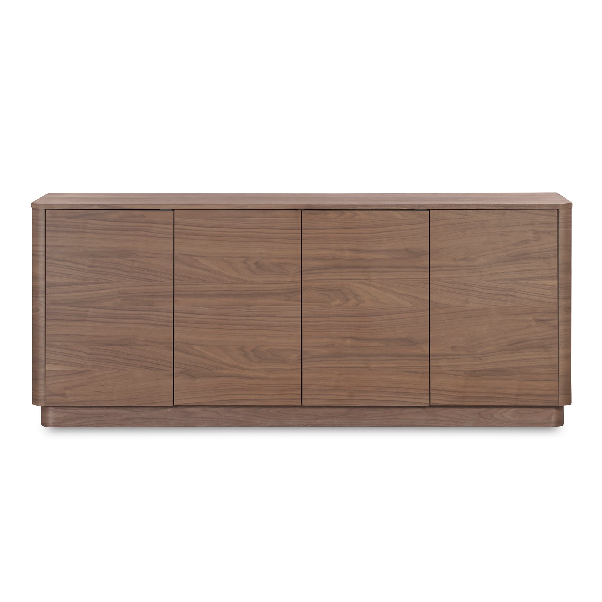 Moes Round Off Sideboard Walnut Brown YR-1008-03