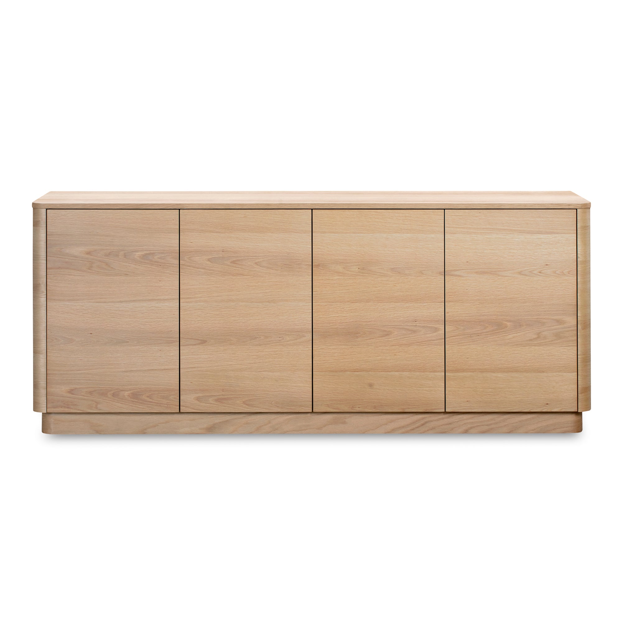 Moes Round Off Sideboard Natural Oak YR-1008-24