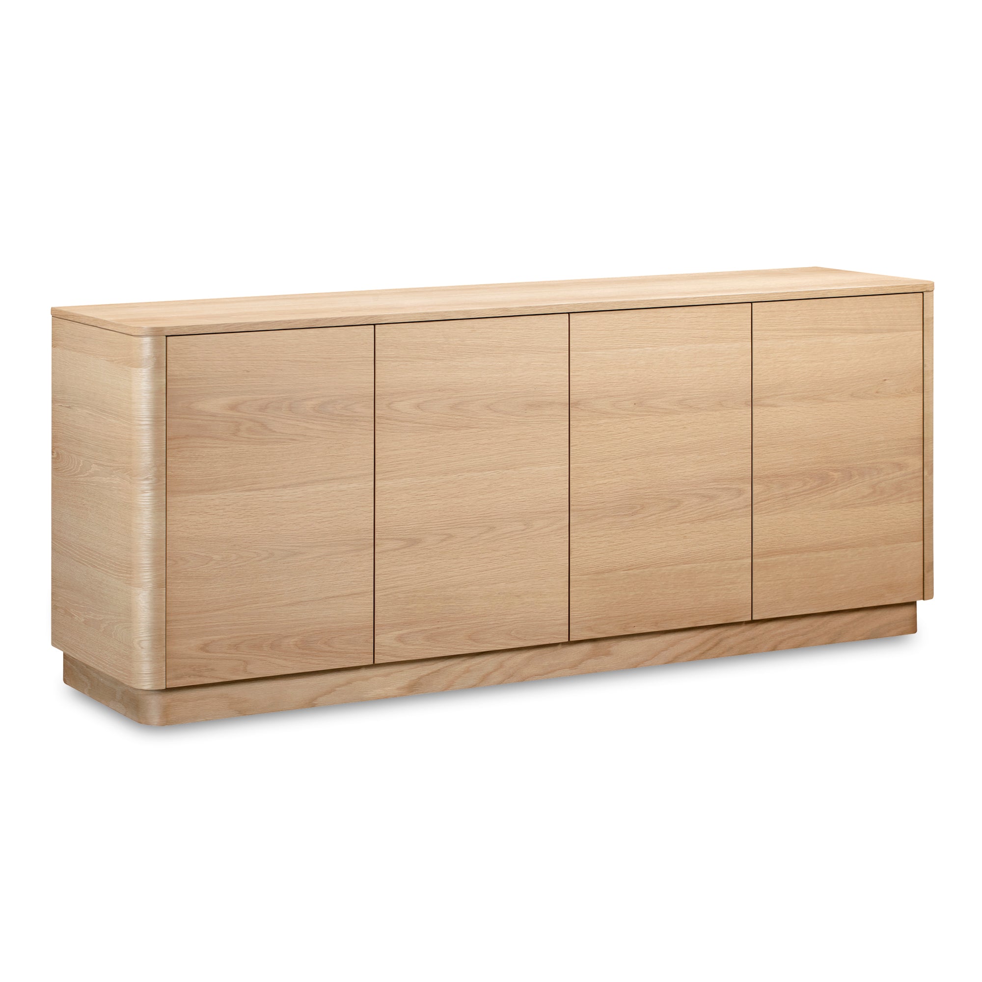 Moes Round Off Sideboard Natural Oak YR-1008-24