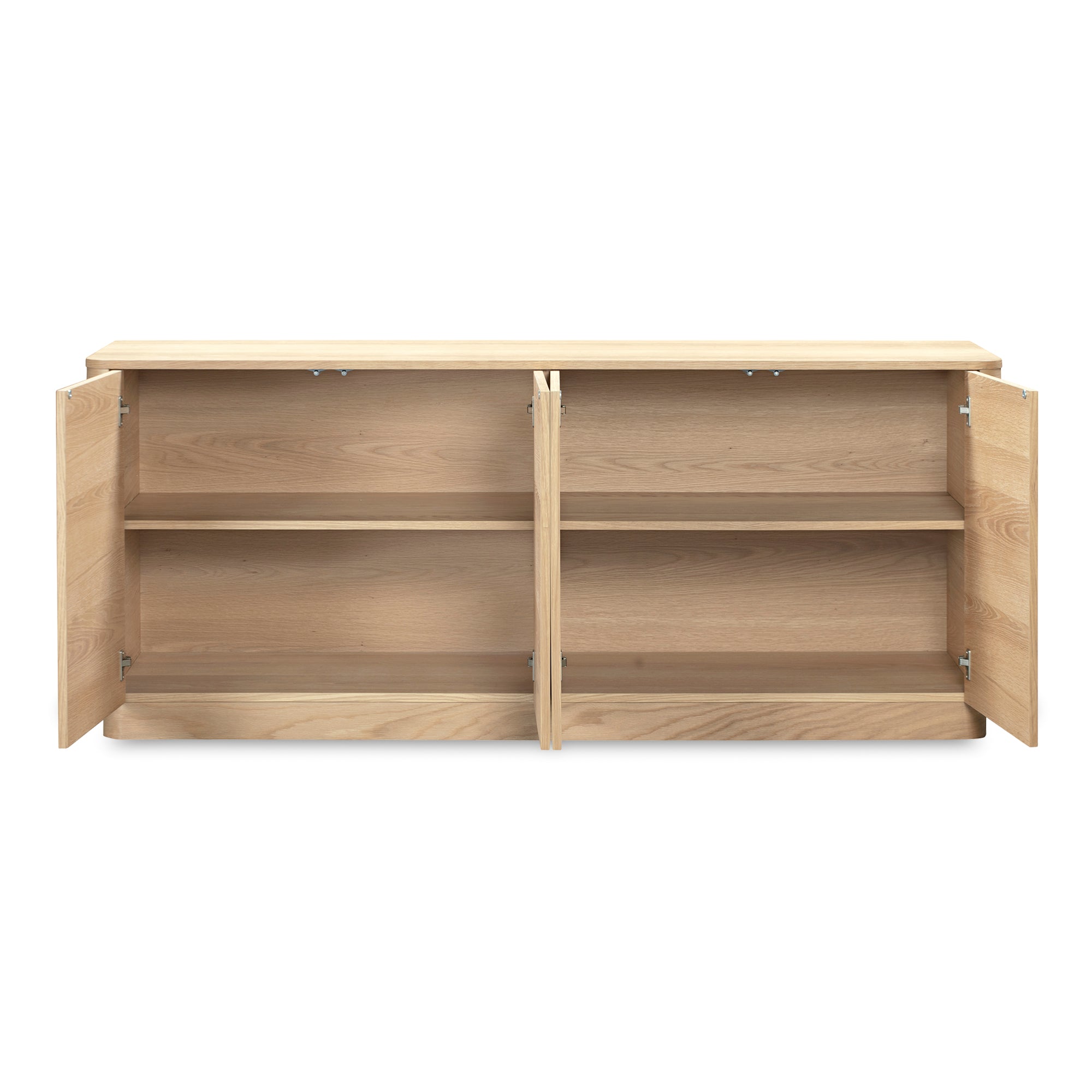Moes Round Off Sideboard Natural Oak YR-1008-24