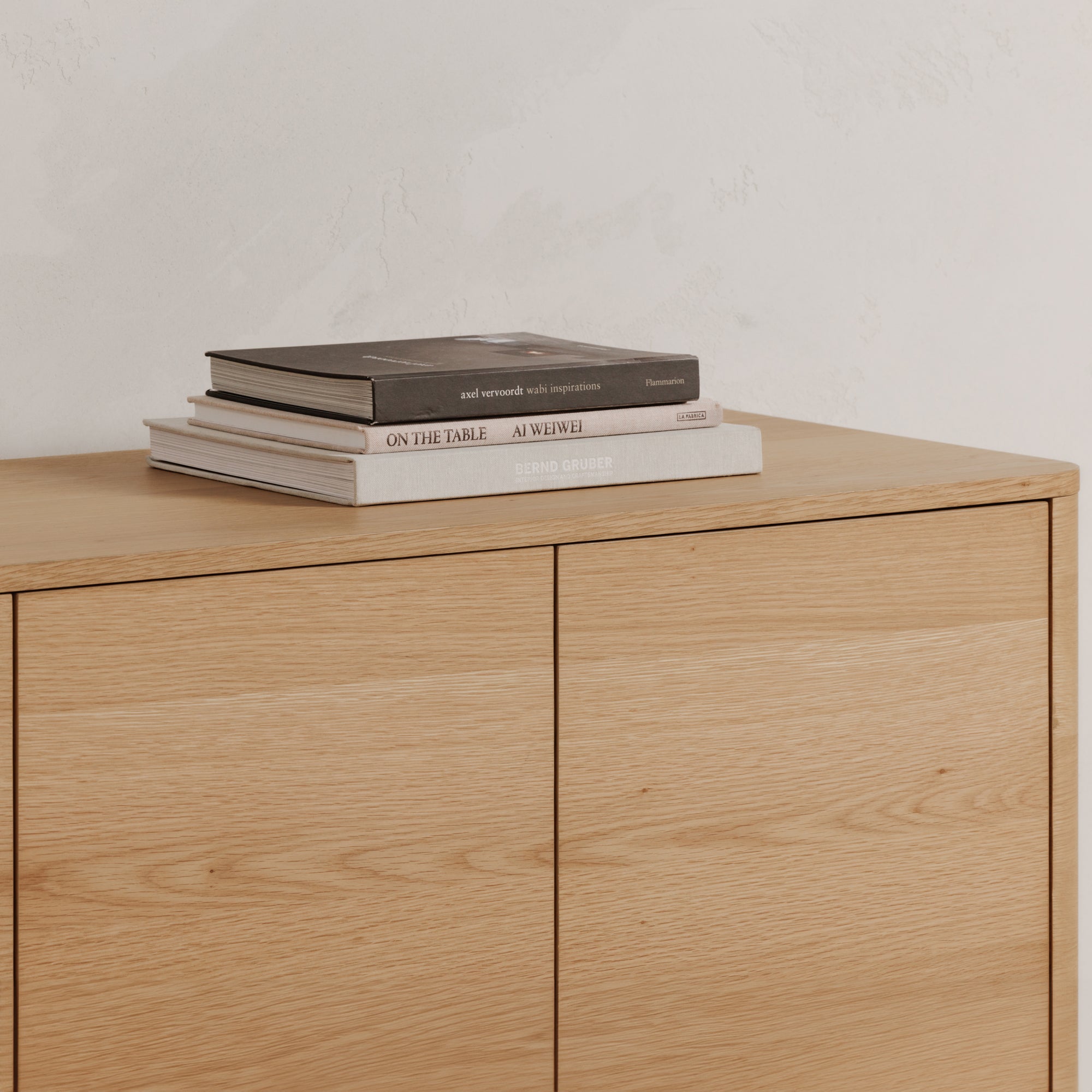 Moes Round Off Sideboard Natural Oak YR-1008-24
