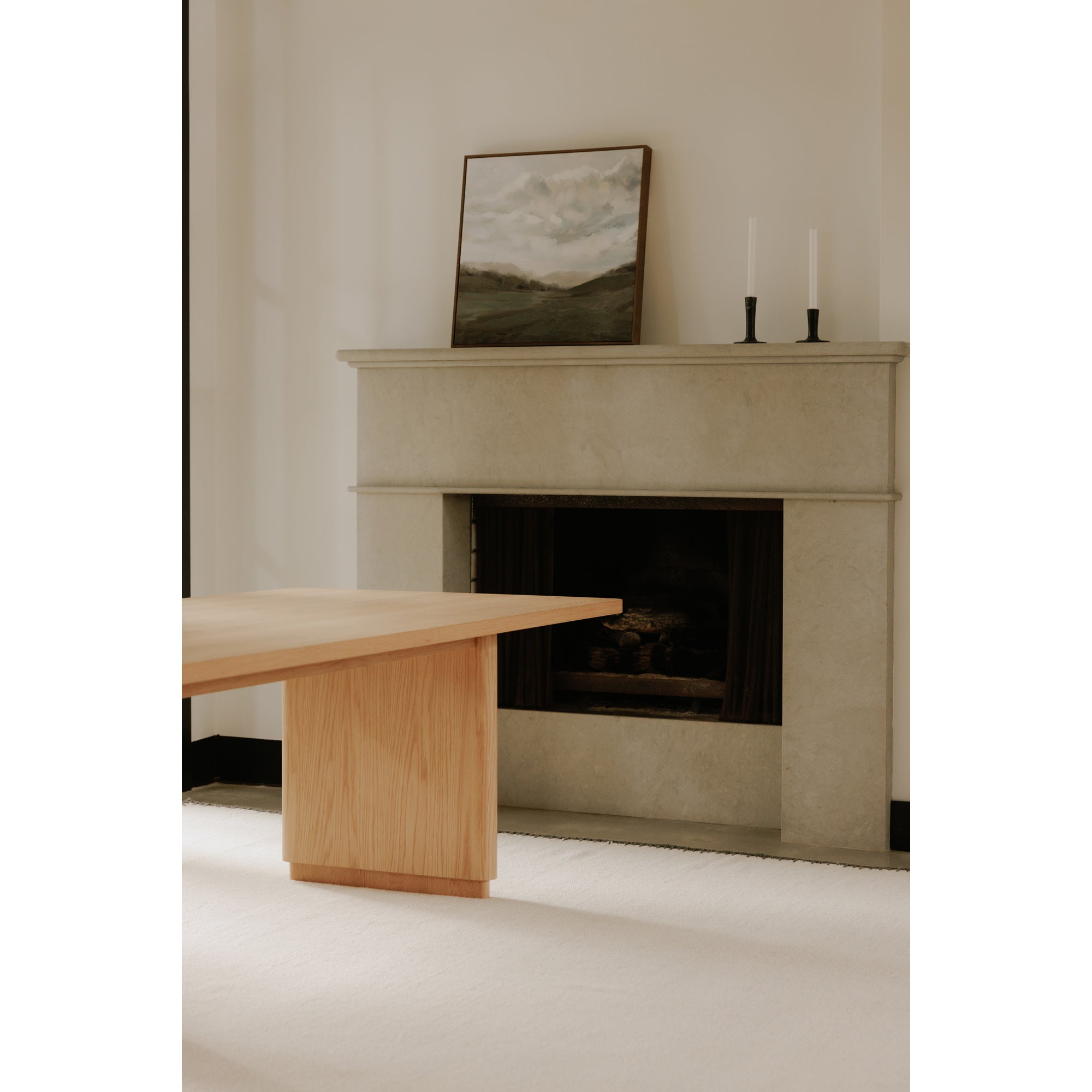 Moes Round Off Small Dining Table Natural Oak YR-1009-24-0