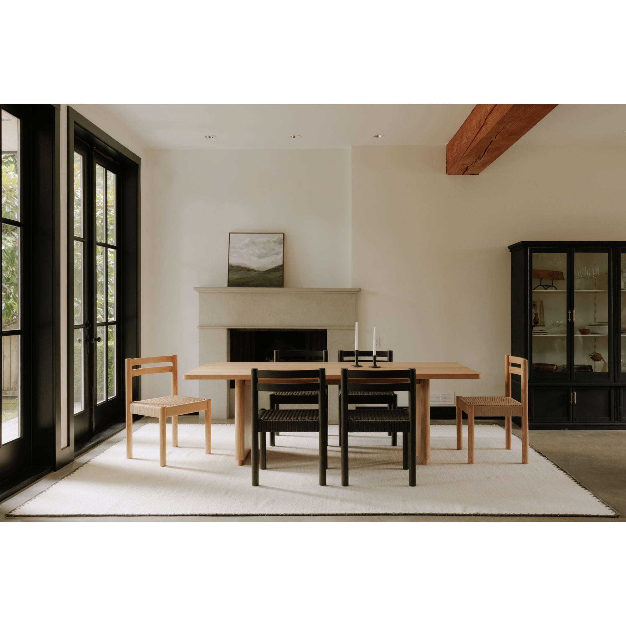 Moes Round Off Small Dining Table Natural Oak YR-1009-24-0