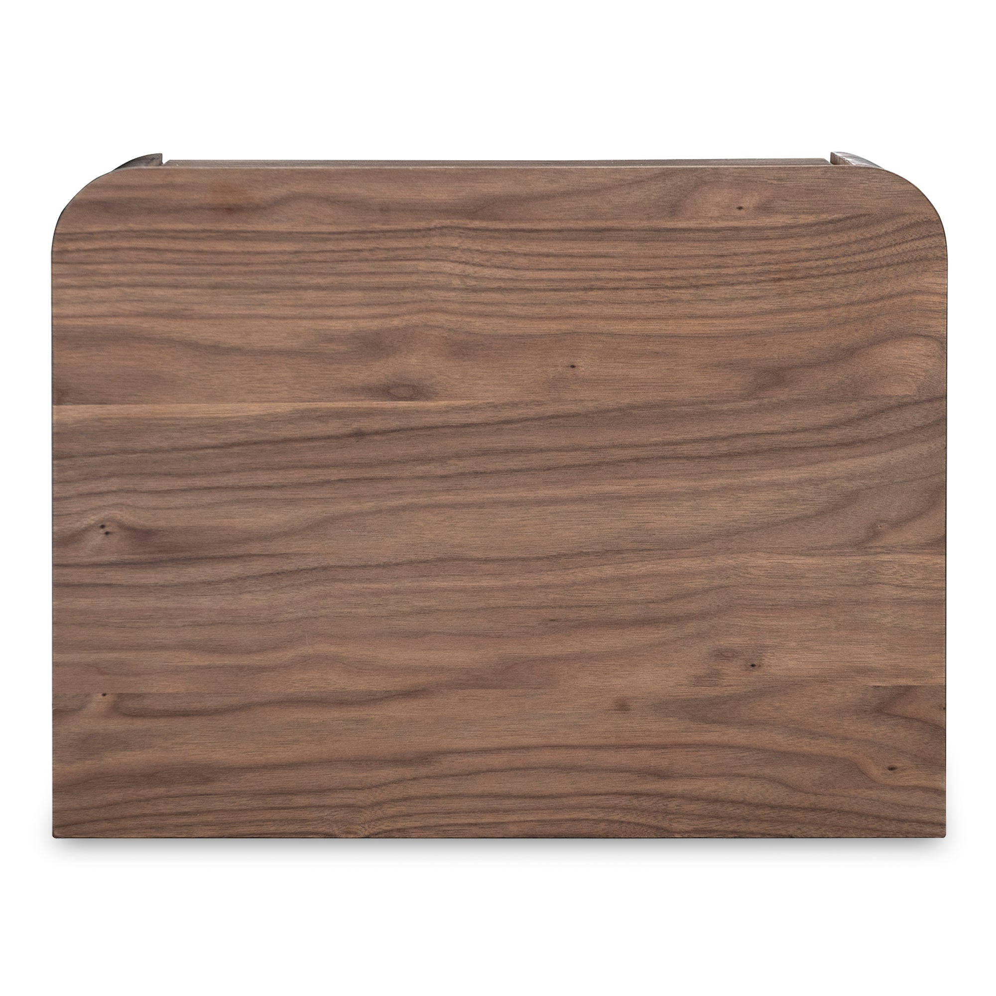 Moes Round Off Tall Nightstand Walnut Brown YR-1013-03