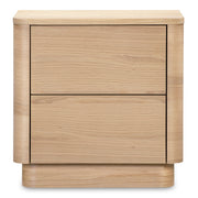 Moes Round Off Tall Nightstand Natural Oak YR-1013-24