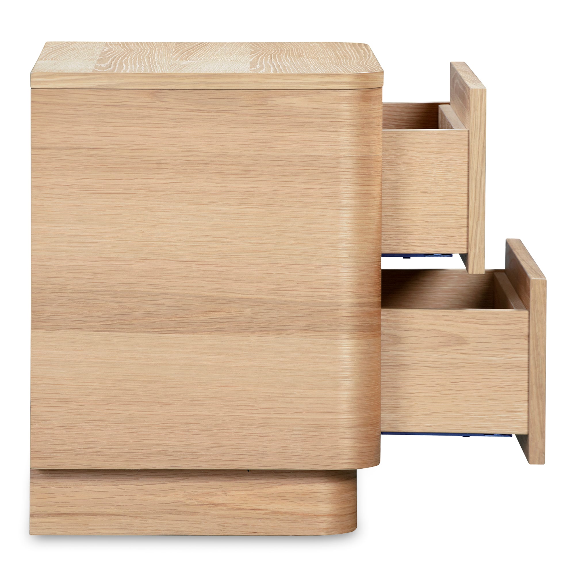 Moes Round Off Tall Nightstand Natural Oak YR-1013-24