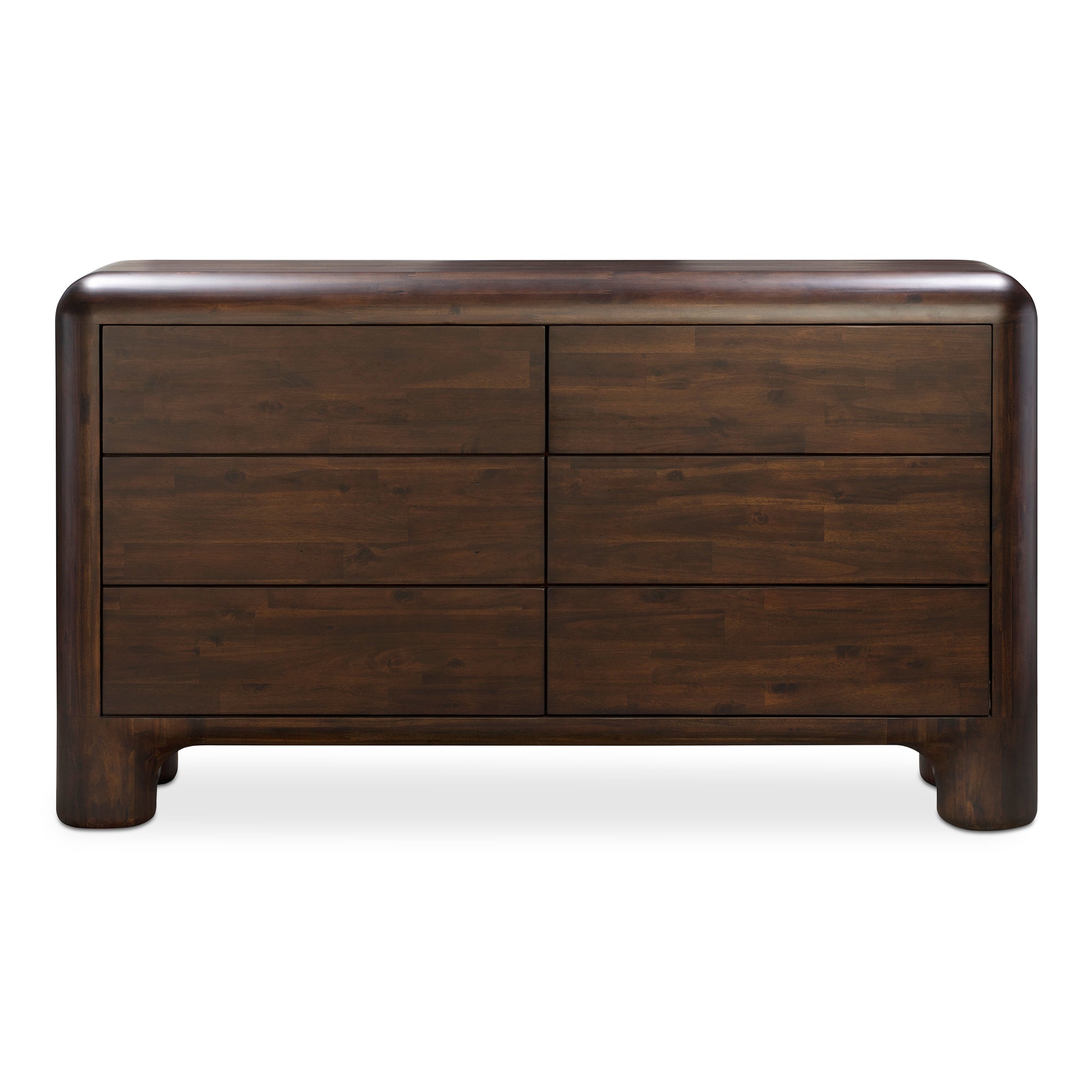 Moes Rowan 6 Drawer Dresser Dark Brown YR-1015-20