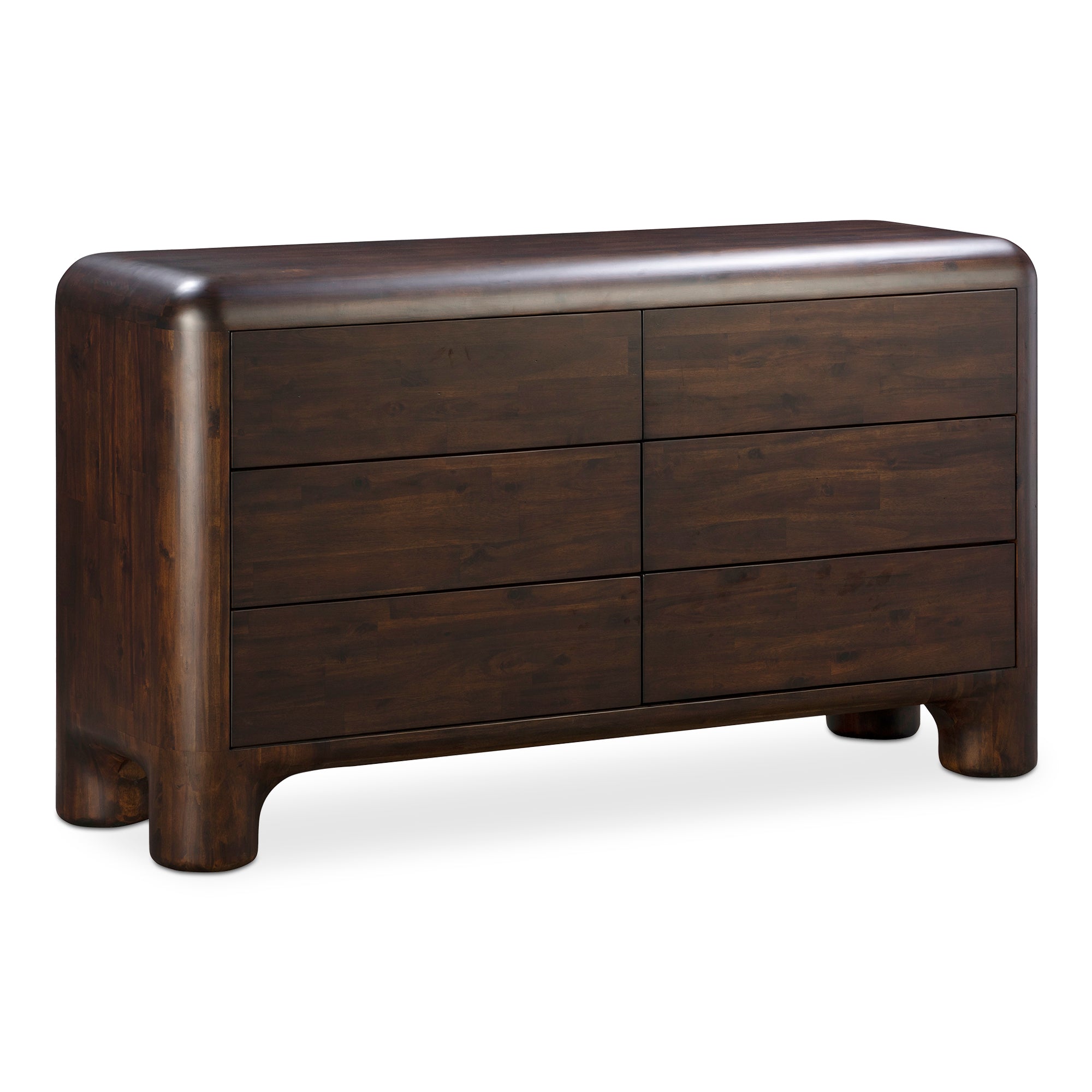 Moes Rowan 6 Drawer Dresser Dark Brown YR-1015-20