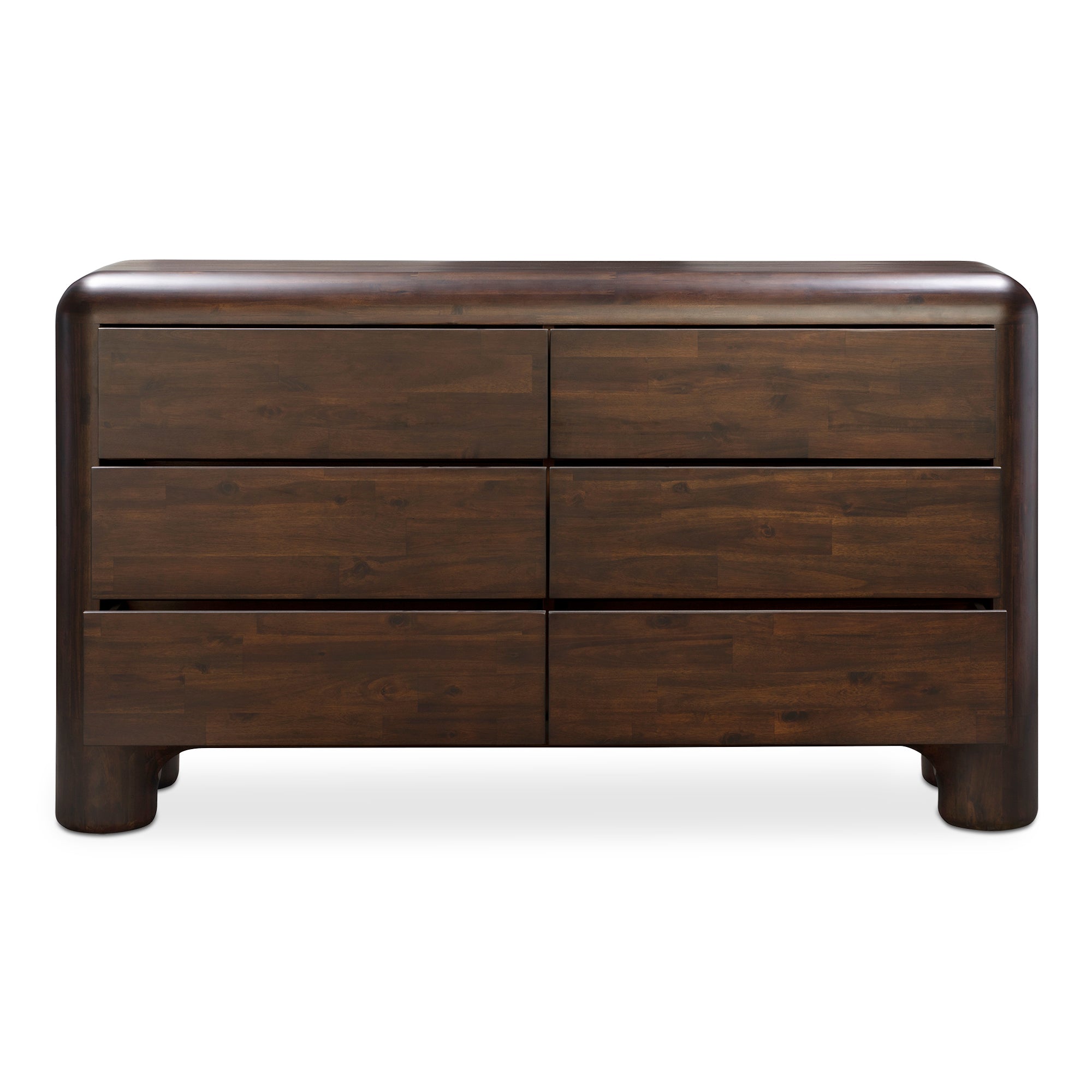 Moes Rowan 6 Drawer Dresser Dark Brown YR-1015-20