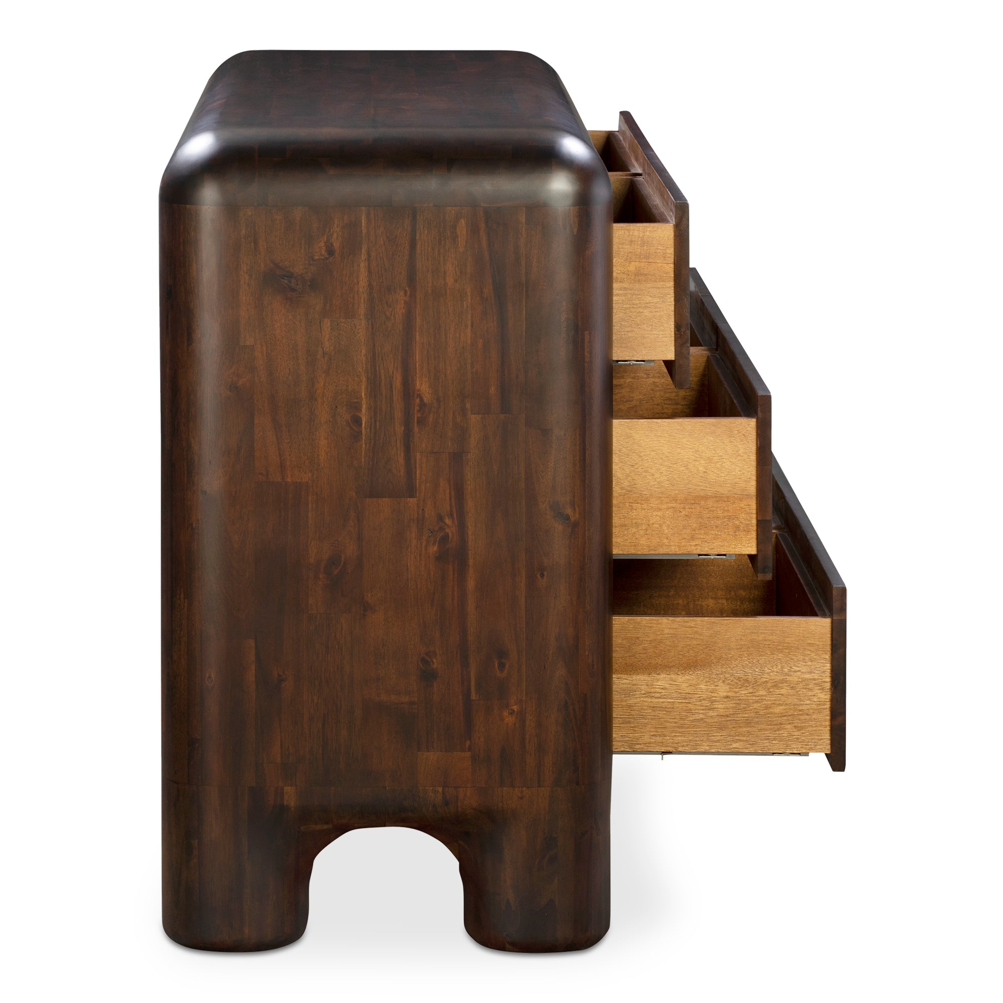 Moes Rowan 6 Drawer Dresser Dark Brown YR-1015-20
